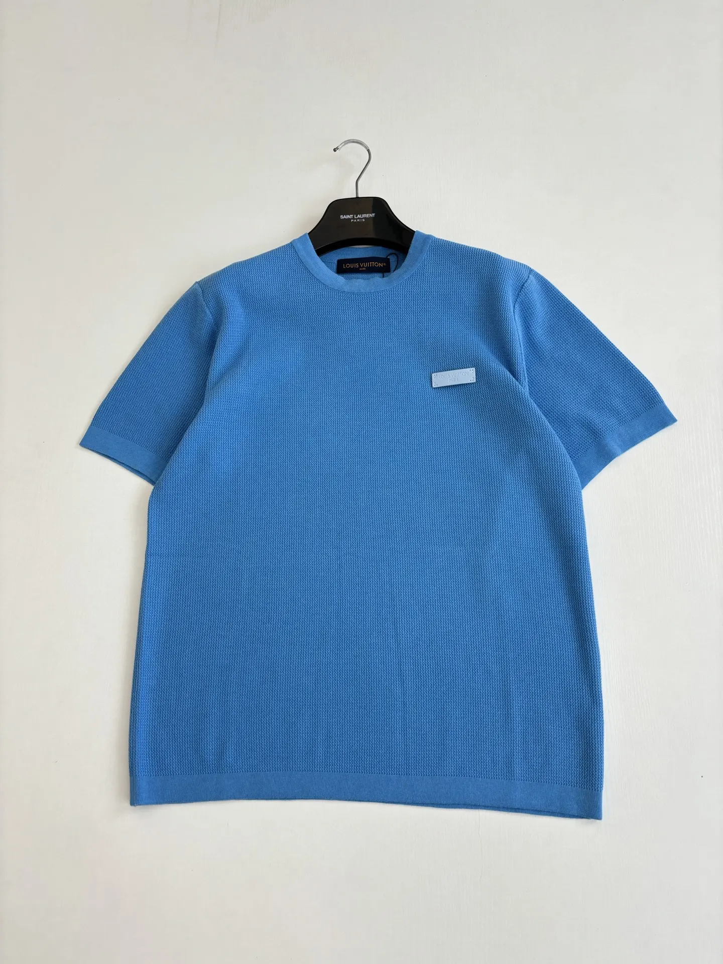 Waffle-Knit Silk-Blend T-Shirt D26518628 — view 3