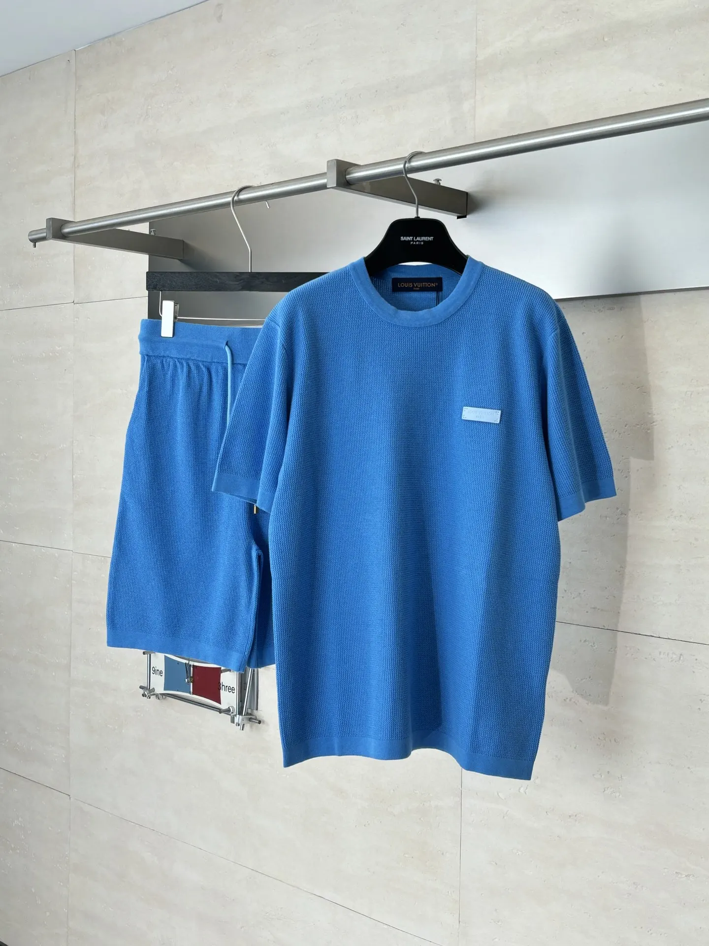 Waffle-Knit Silk-Blend T-Shirt D26518628 — view 4