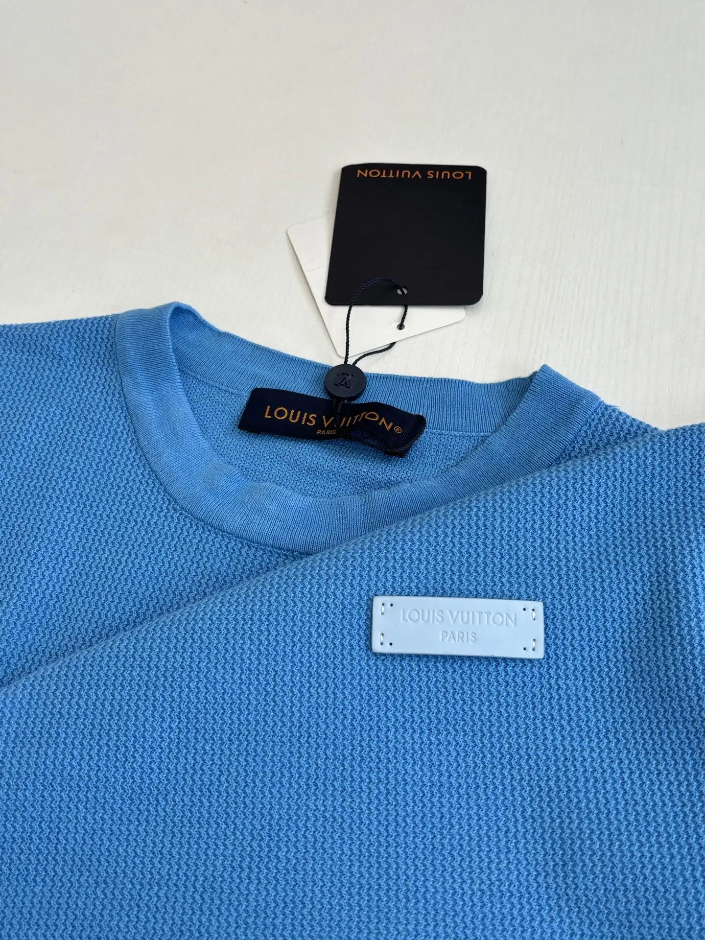 Waffle-Knit Silk-Blend T-Shirt D26518628 — view 6