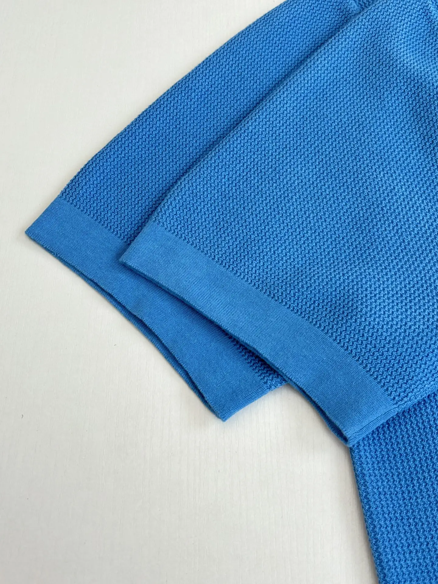 Waffle-Knit Silk-Blend T-Shirt D26518628 — view 7