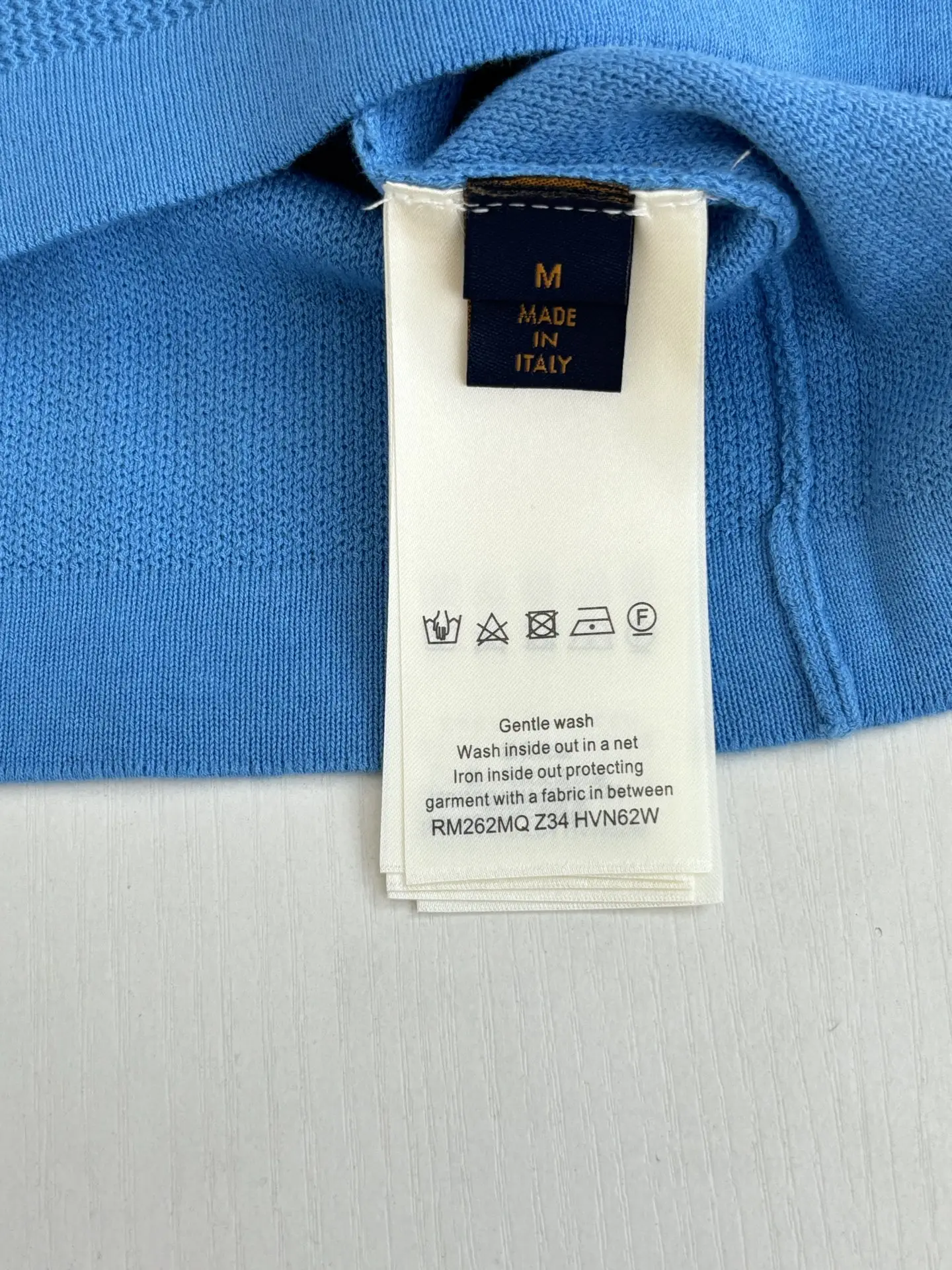 Waffle-Knit Silk-Blend T-Shirt D26518628 — view 9