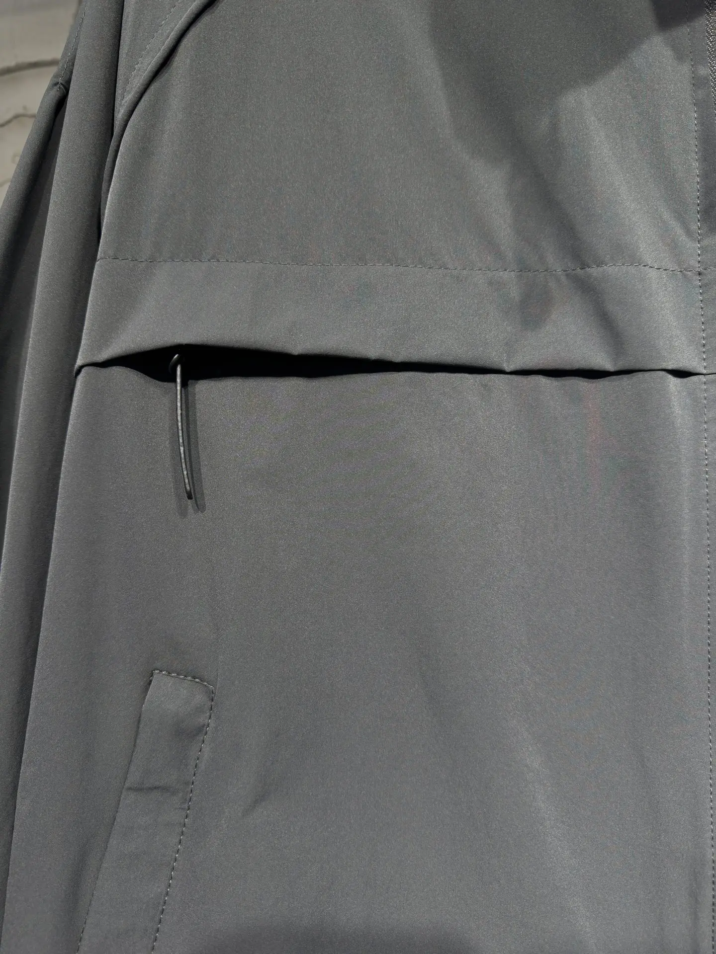 Crinkled Nylon Zip-Up Jacket D26524329 — view 4