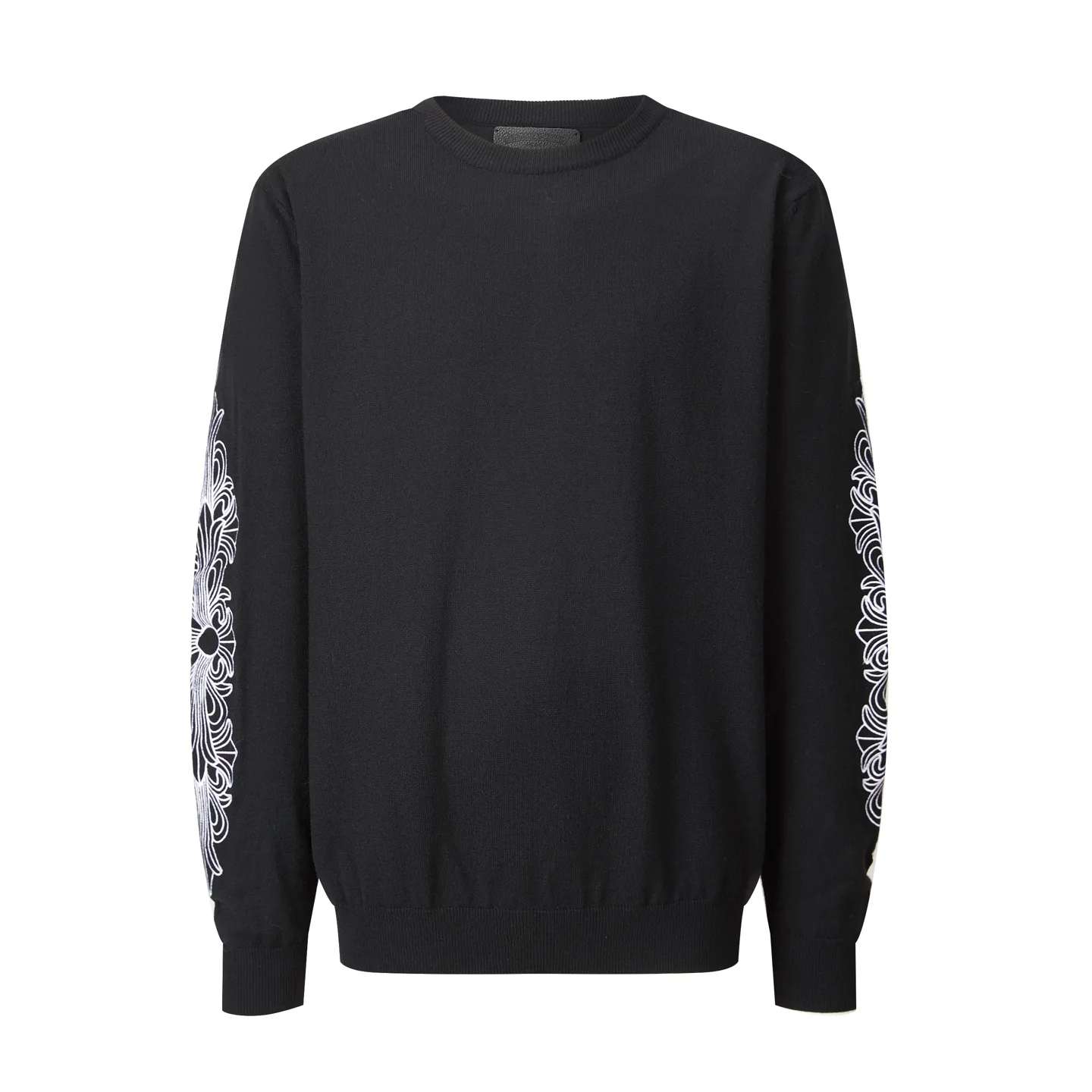 Embroidered Sleeve Cashmere-Blend Sweater D26522360