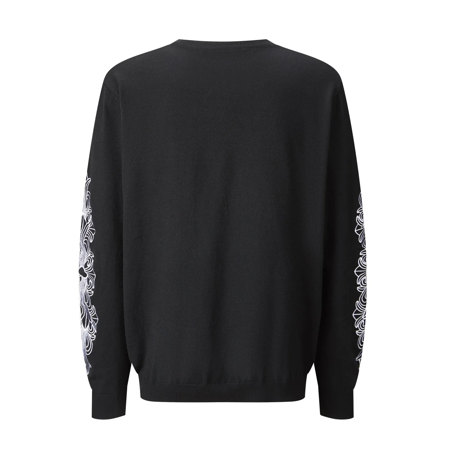 Embroidered Sleeve Cashmere-Blend Sweater D26522360 — view 2