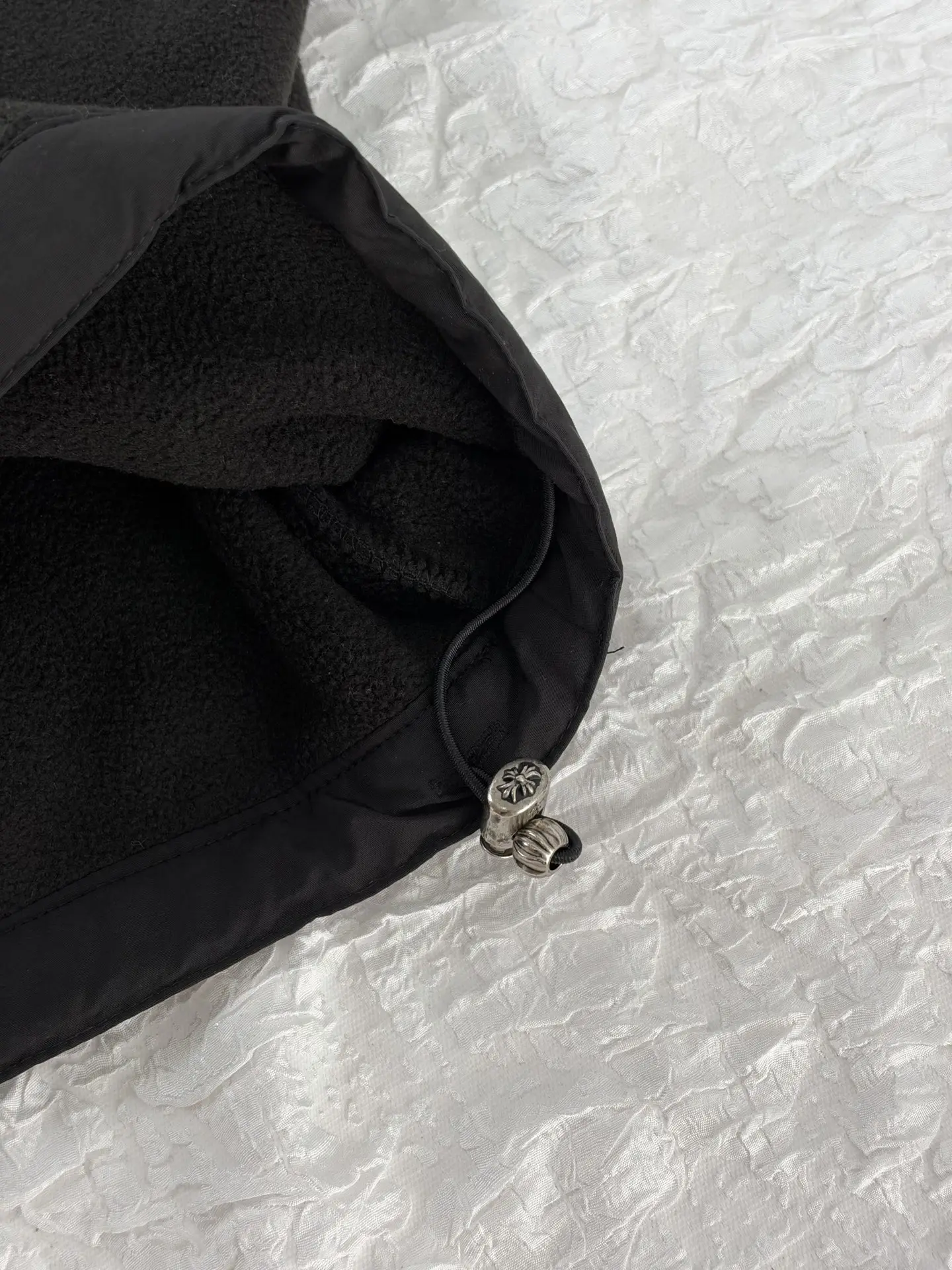Chrome Hearts Cross Patch Fleece Hoodie D26520489 — view 9