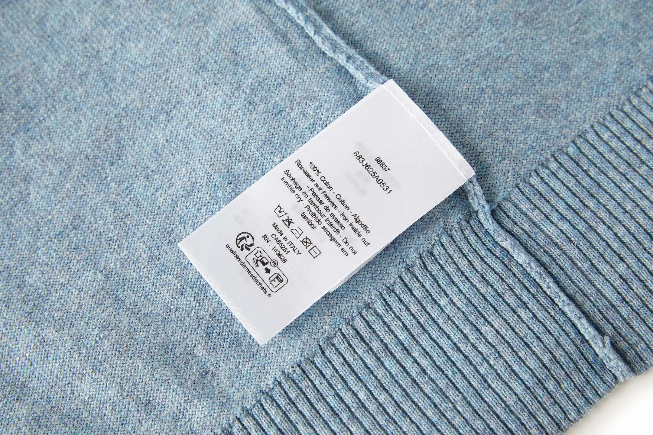 Embroidered Cotton and Cashmere-Blend Cardigan D26522358 — view 9