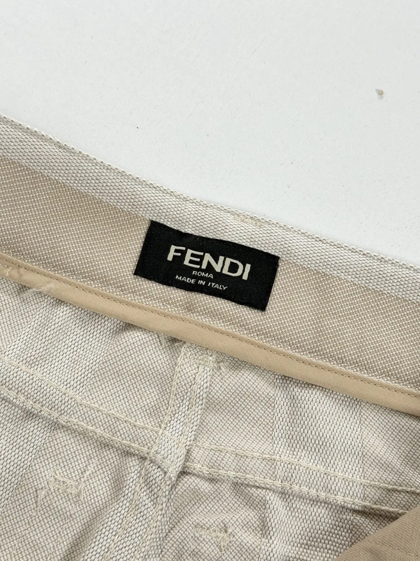 Striped Washed Denim Shorts D26518590 — view 11