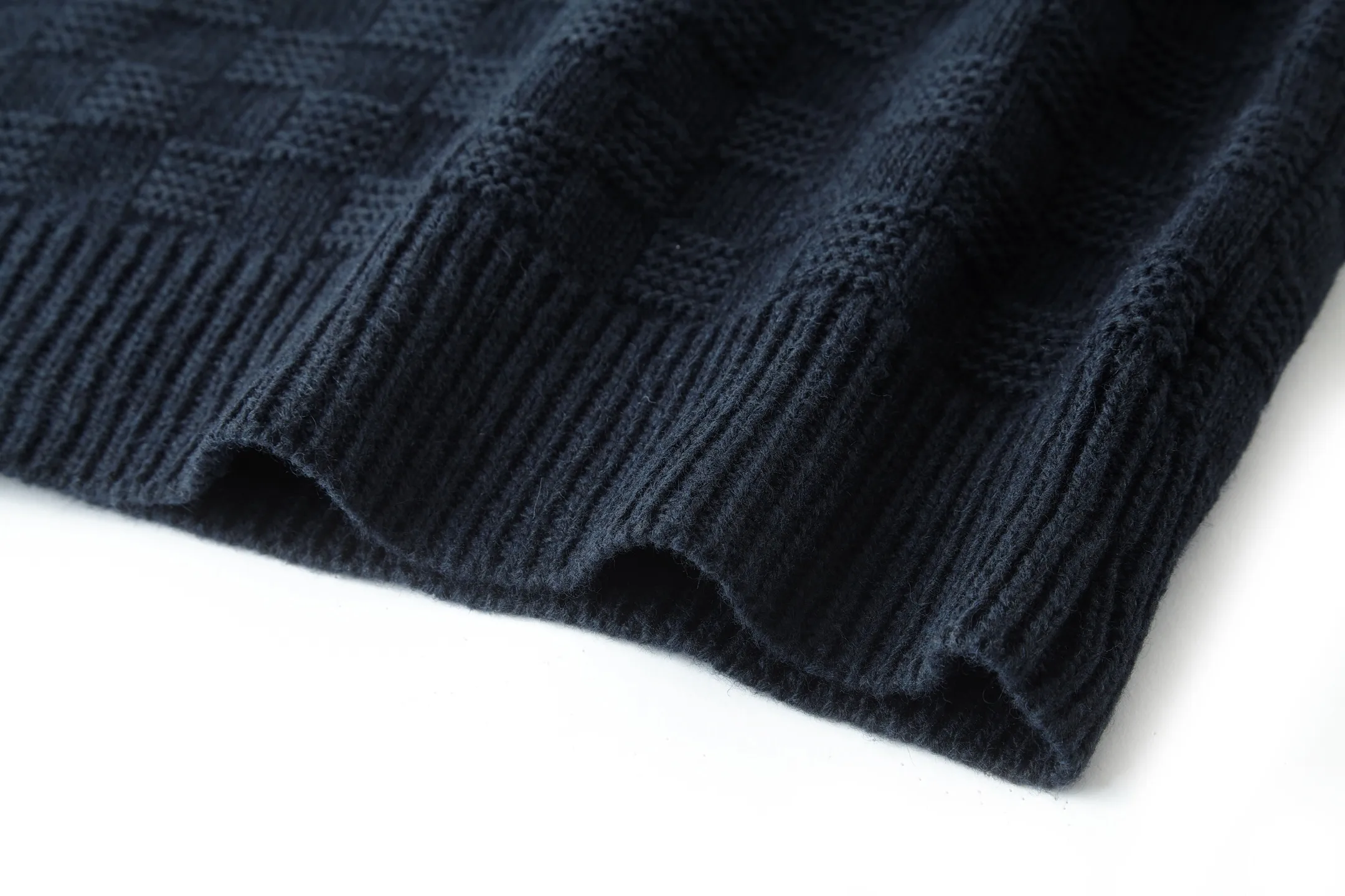 Damier Half-Zip Wool and Cashmere-Blend Sweater D26520526 — view 5