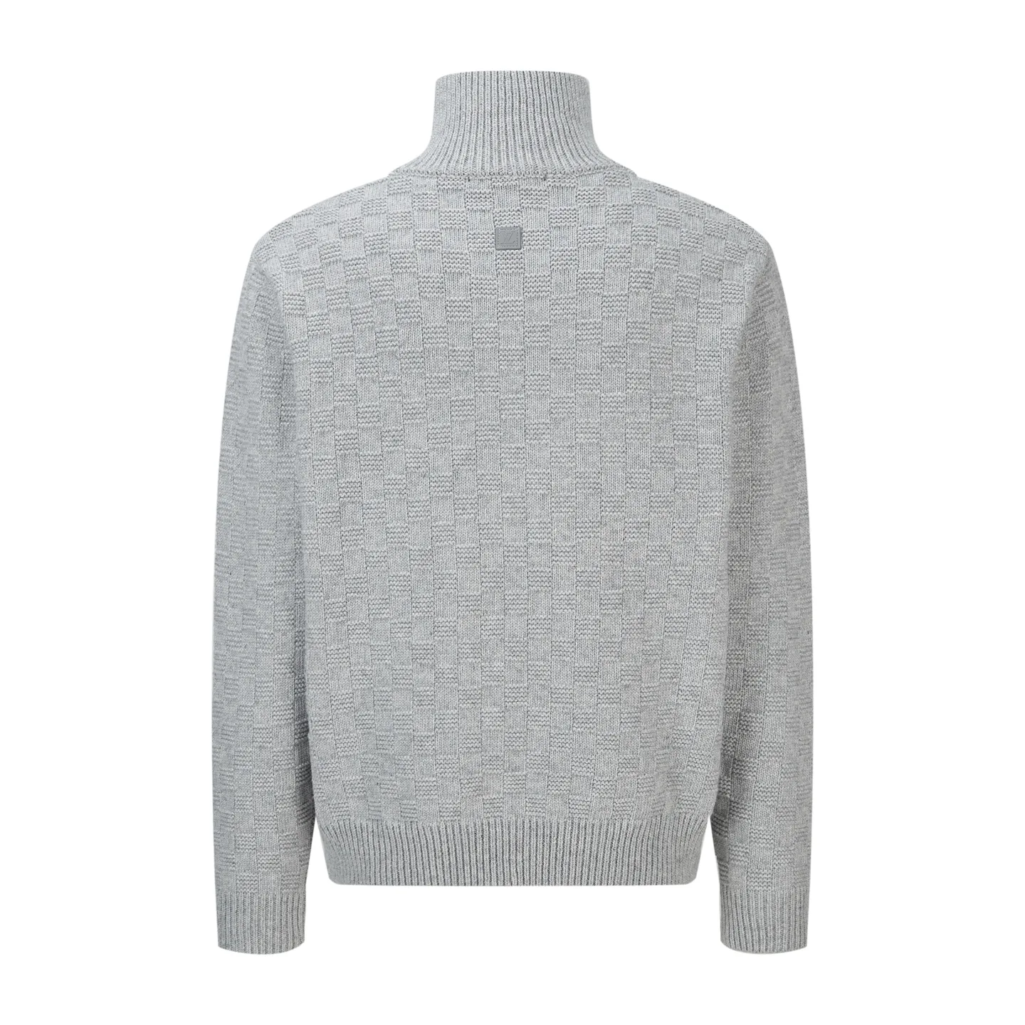 Damier Half-Zip Cashmere Blend Sweater D26520527 — view 2