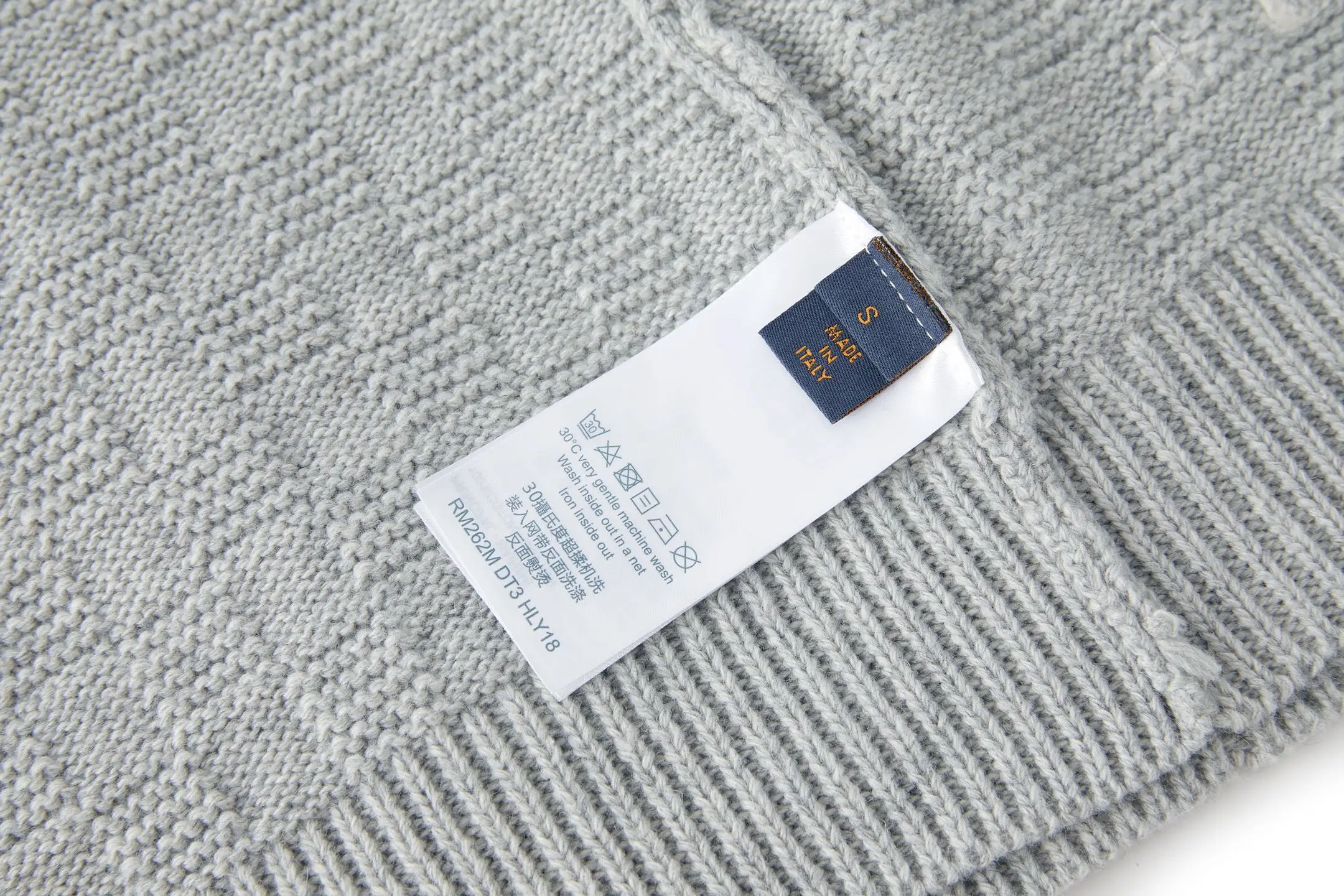 Damier Half-Zip Cashmere Blend Sweater D26520527 — view 7