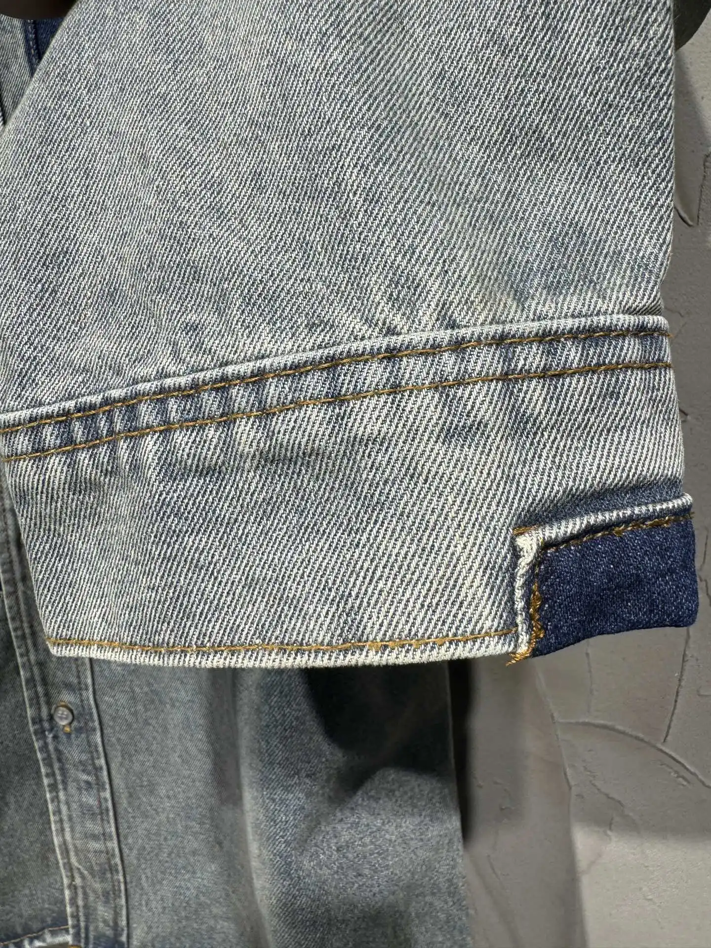 Patchwork Monogram Denim Overshirt D26524361 — view 14