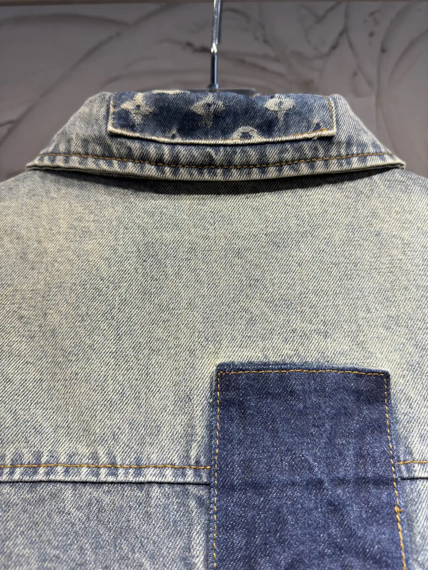 Patchwork Monogram Denim Overshirt D26524361 — view 18