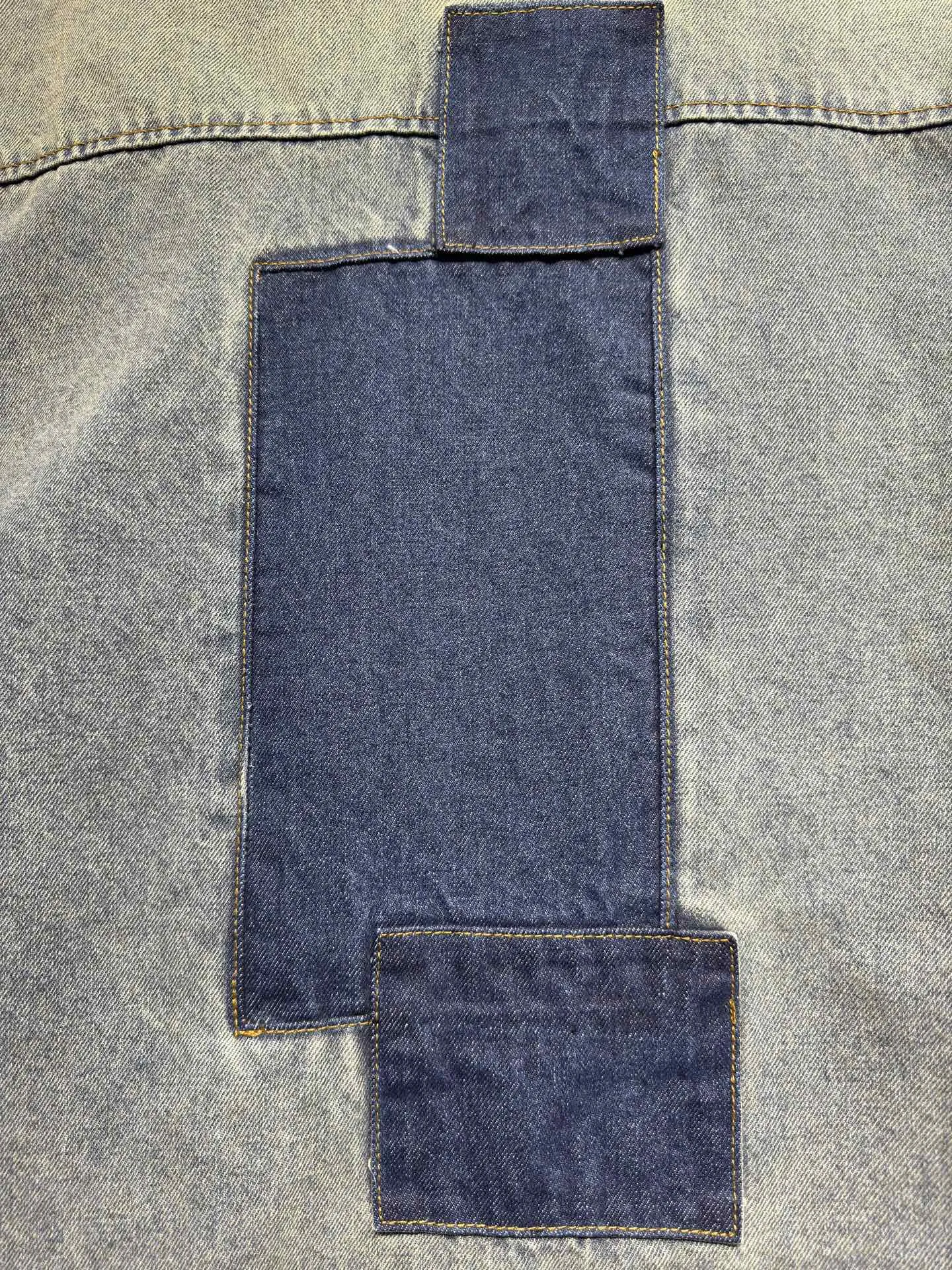 Patchwork Monogram Denim Overshirt D26524361 — view 19