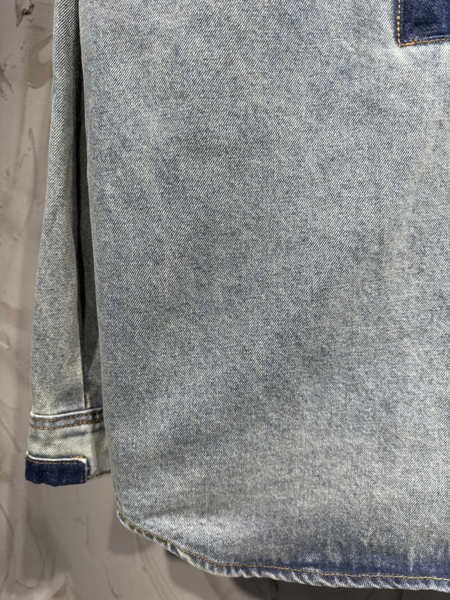 Patchwork Monogram Denim Overshirt D26524361 — view 23