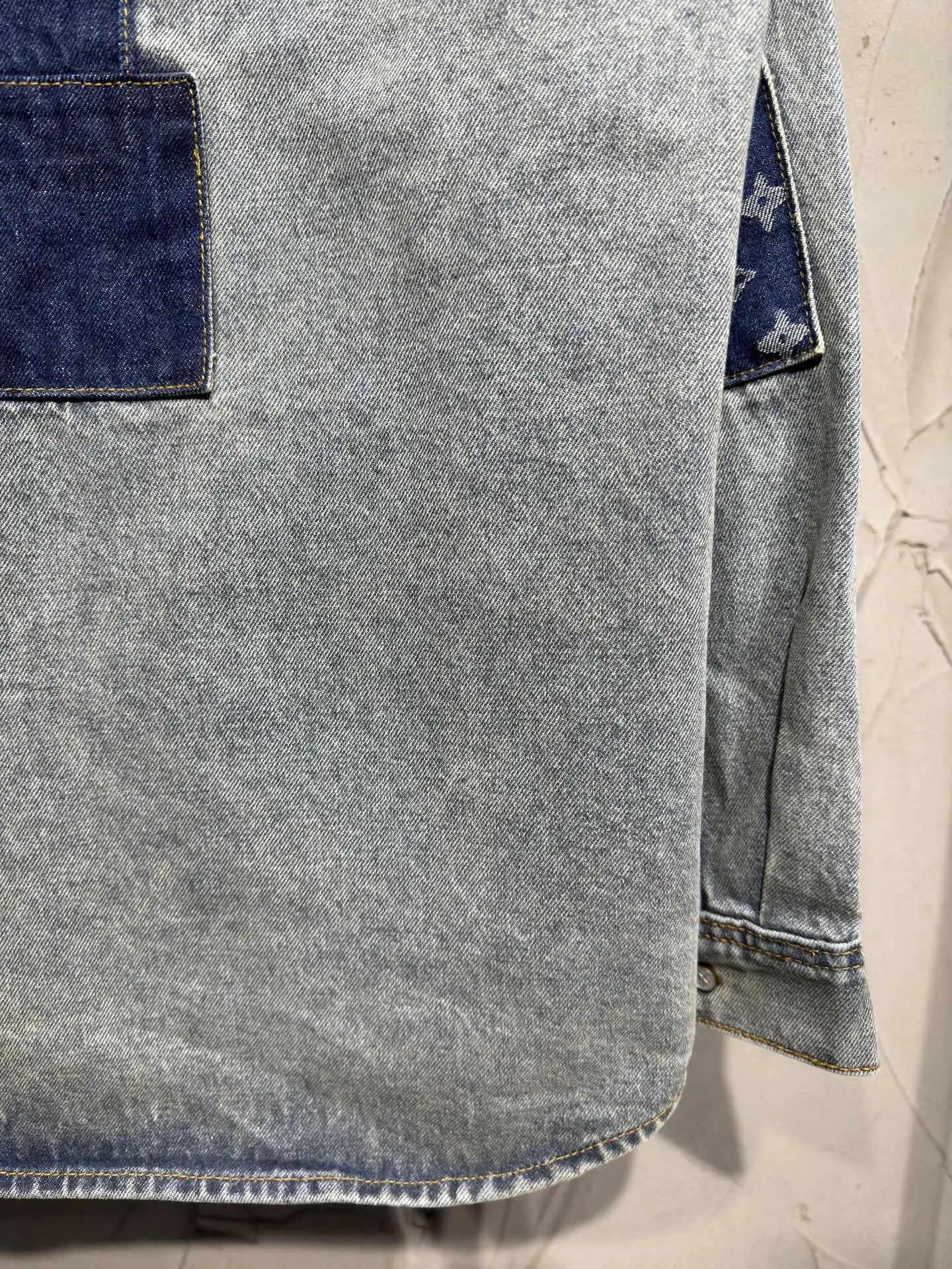 Patchwork Monogram Denim Overshirt D26524361 — view 24