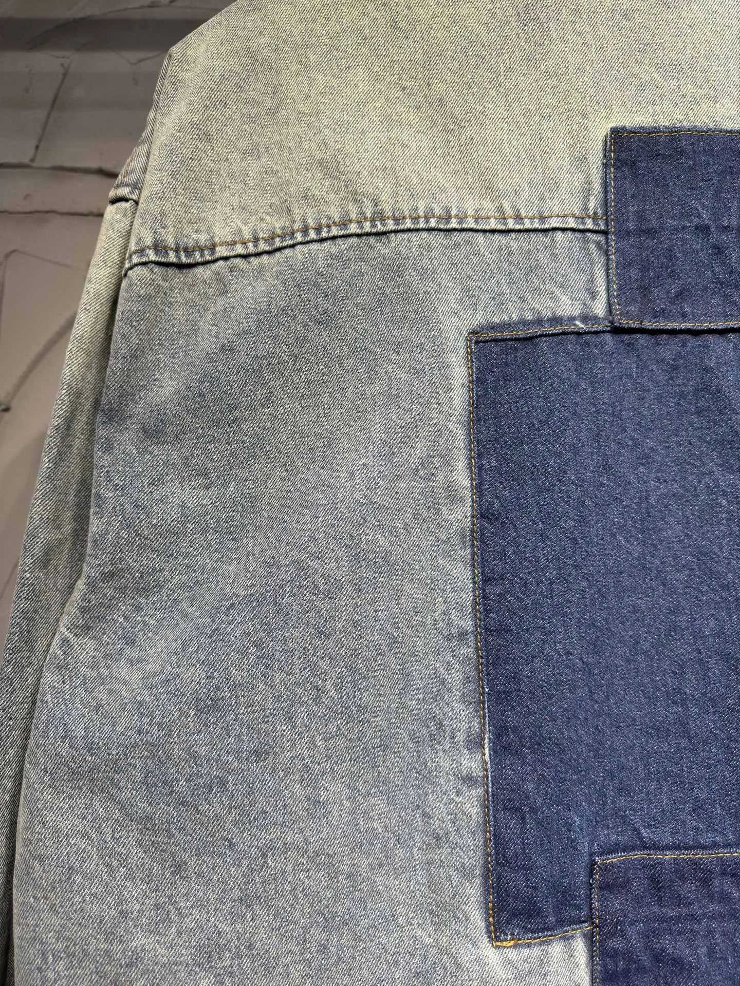 Patchwork Monogram Denim Overshirt D26524361 — view 25