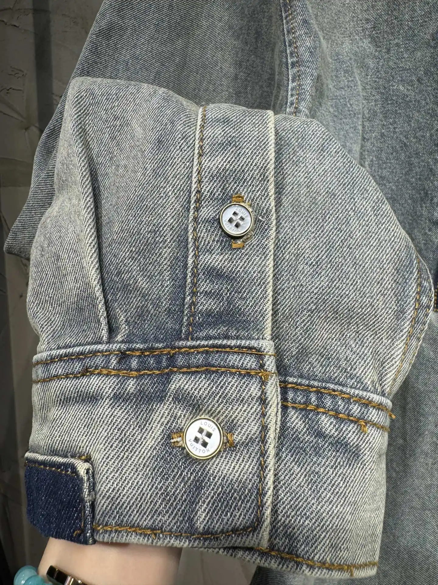 Patchwork Monogram Denim Overshirt D26524361 — view 26