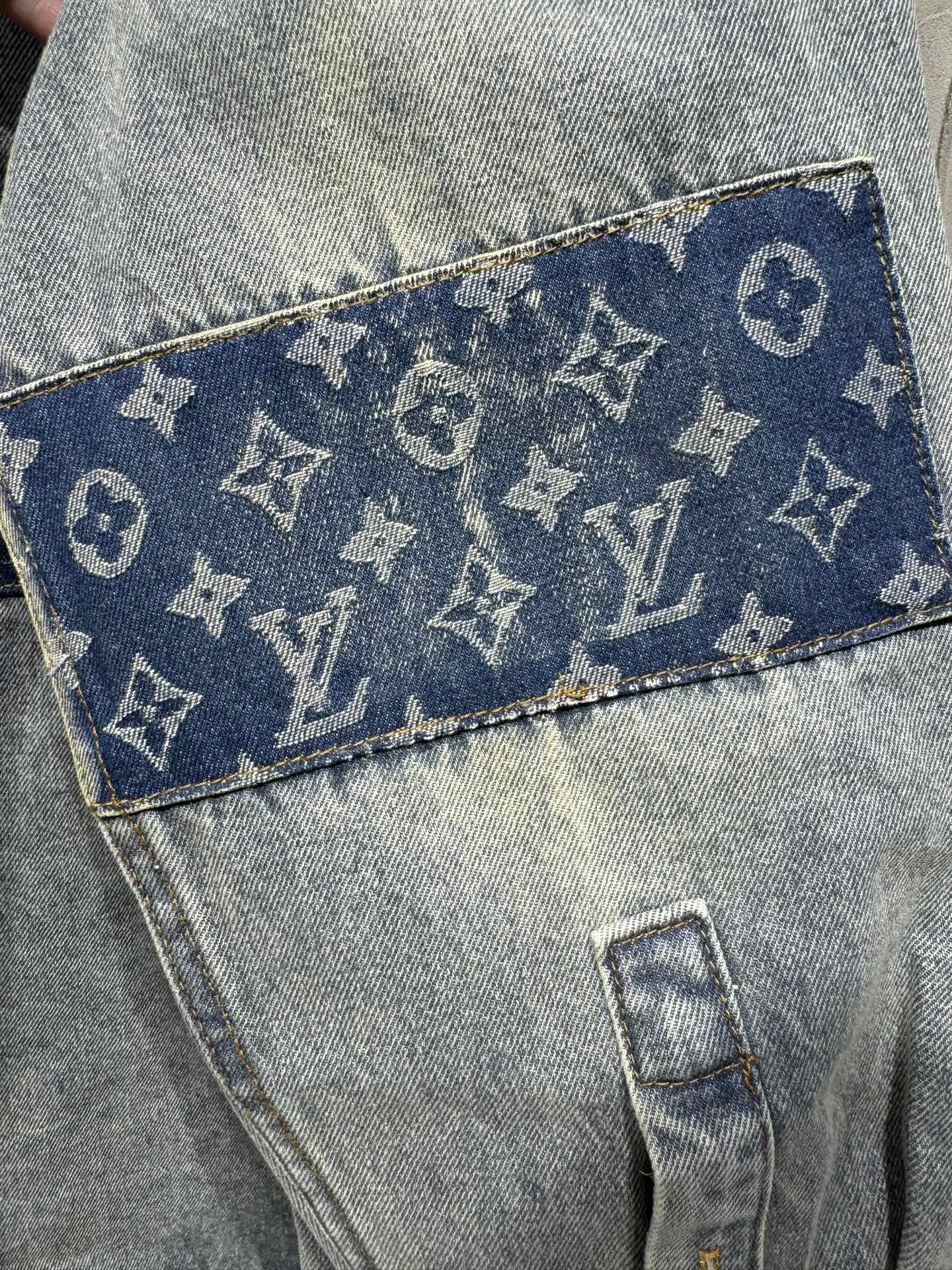 Patchwork Monogram Denim Overshirt D26524361 — view 29