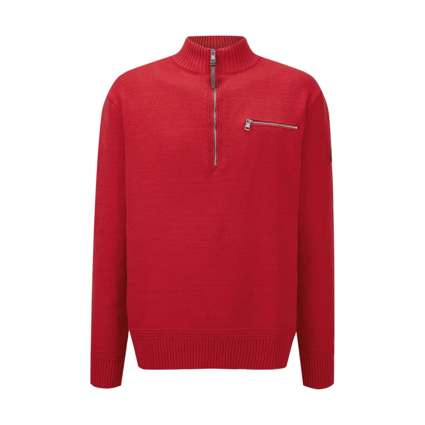 Moncler Half-Zip Wool and Cashmere-Blend Sweater D26522374