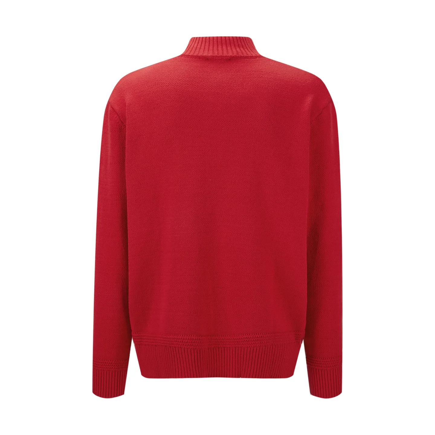 Moncler Half-Zip Wool and Cashmere-Blend Sweater D26522374 — view 2