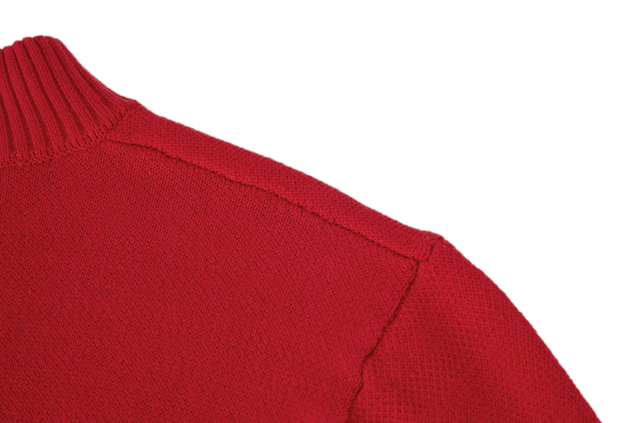 Moncler Half-Zip Wool and Cashmere-Blend Sweater D26522374 — view 5
