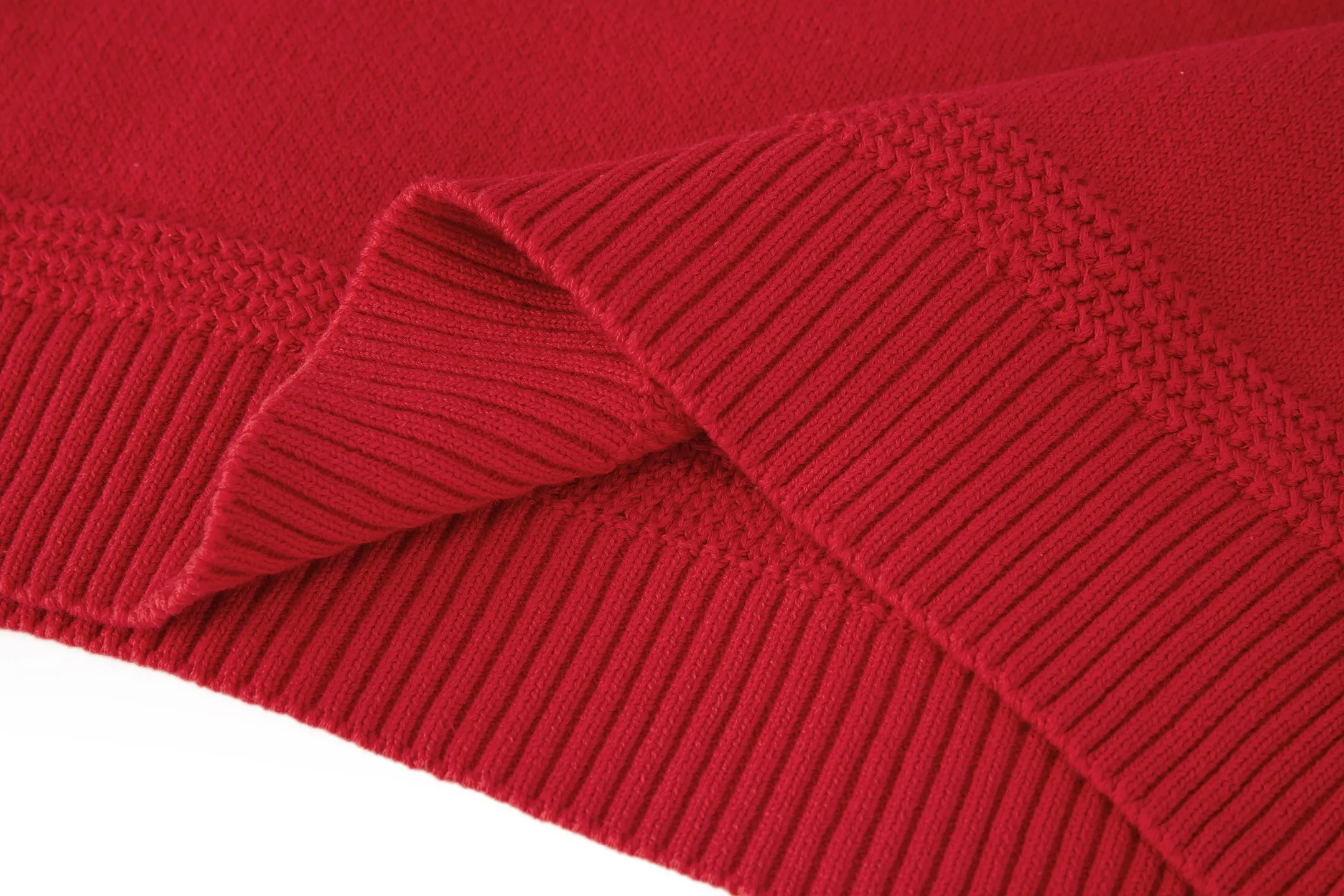 Moncler Half-Zip Wool and Cashmere-Blend Sweater D26522374 — view 7