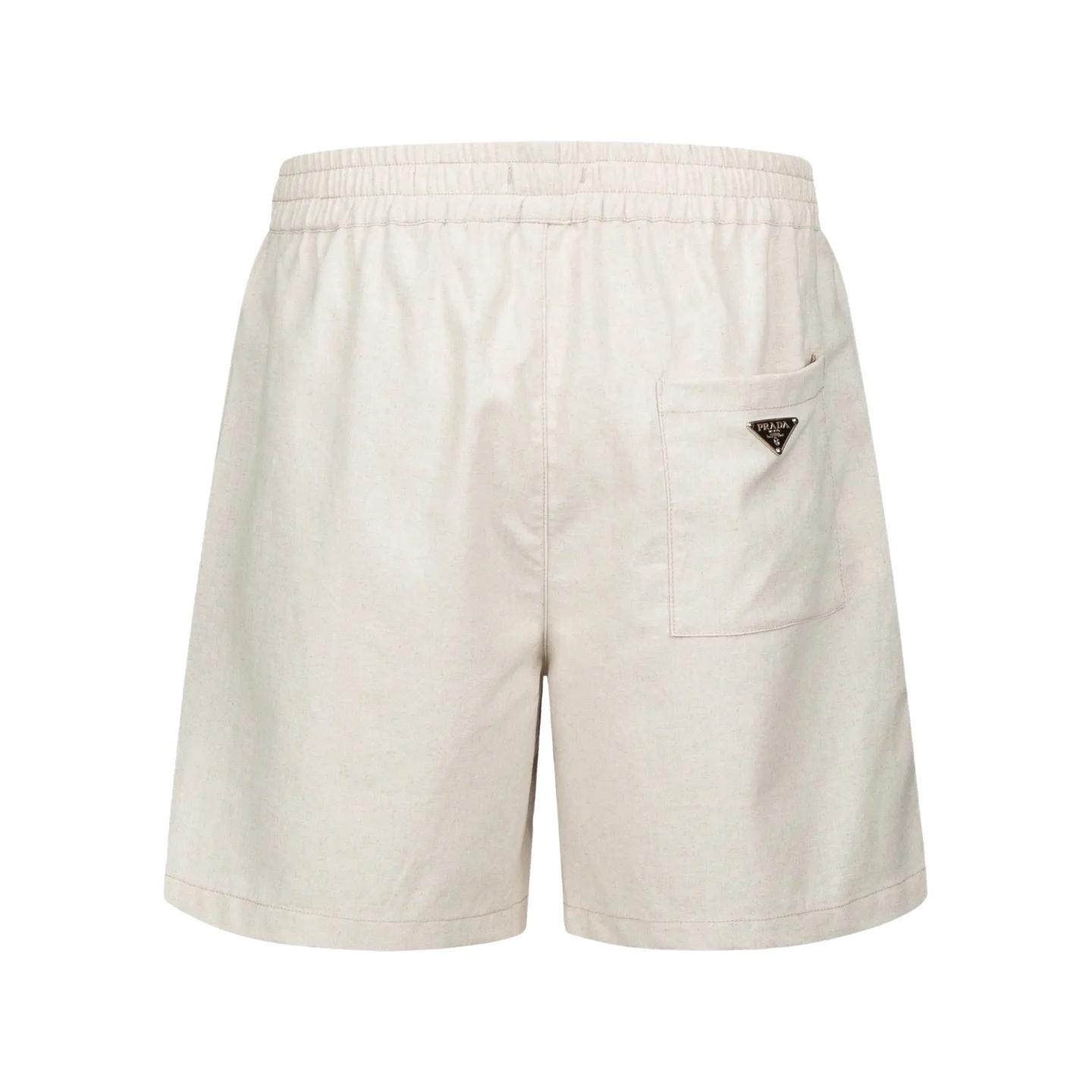 Logo-Appliquéd Cotton and Linen-Blend Shorts D26522504 — view 2