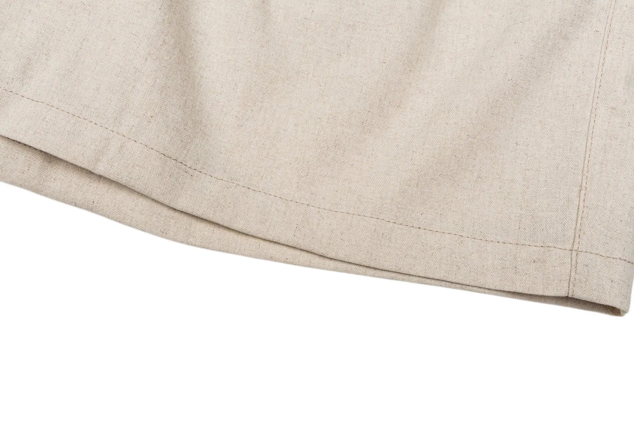 Logo-Appliquéd Cotton and Linen-Blend Shorts D26522504 — view 8