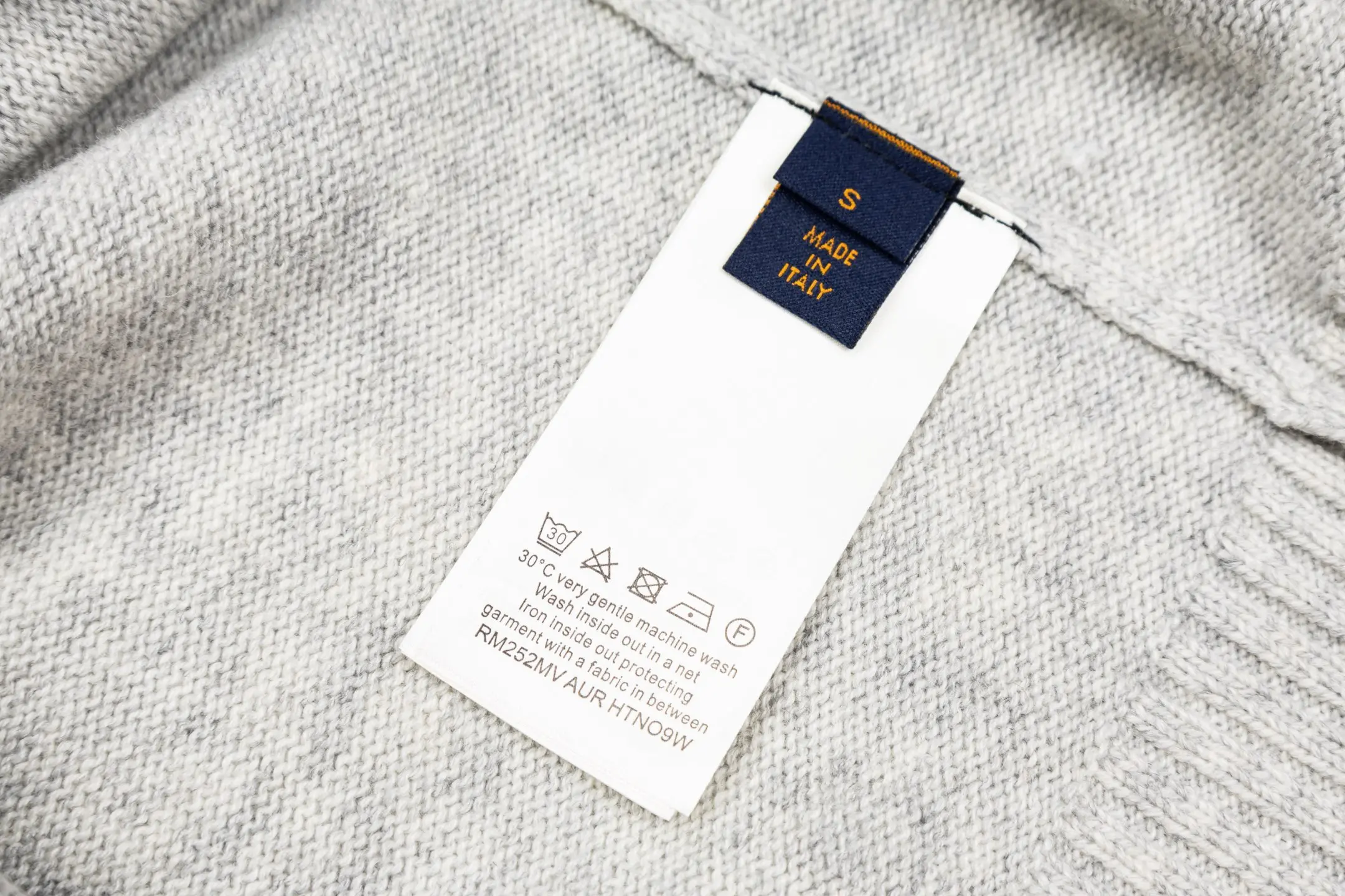 Leather-Trimmed Wool Crew-Neck Sweater D27022396 — view 9