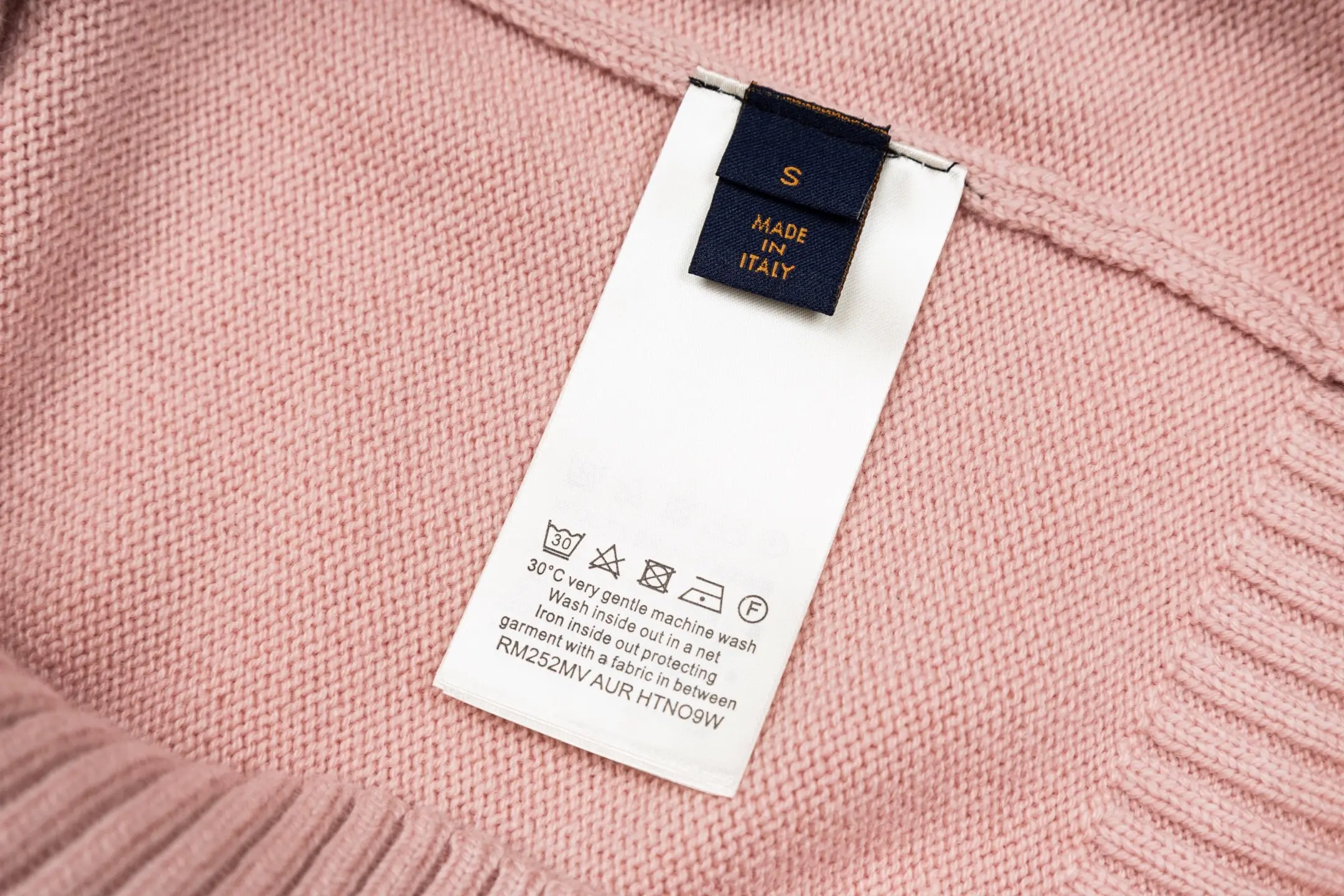 Leather Patch Wool Crew-Neck Sweater D27022399 — view 9