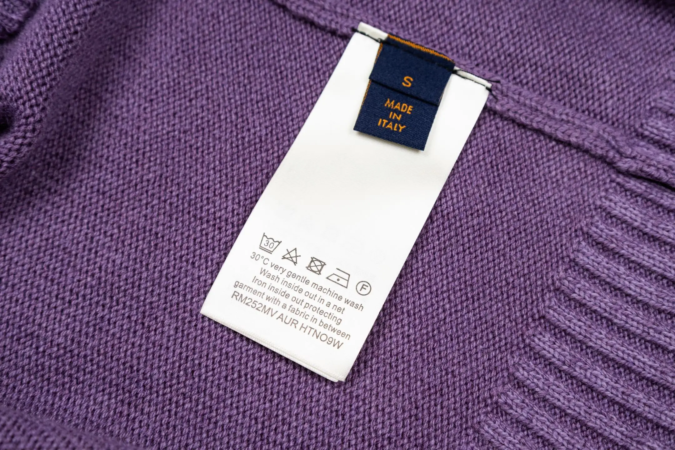 Leather Patch Wool Crew-Neck Sweater D27022398 — view 9