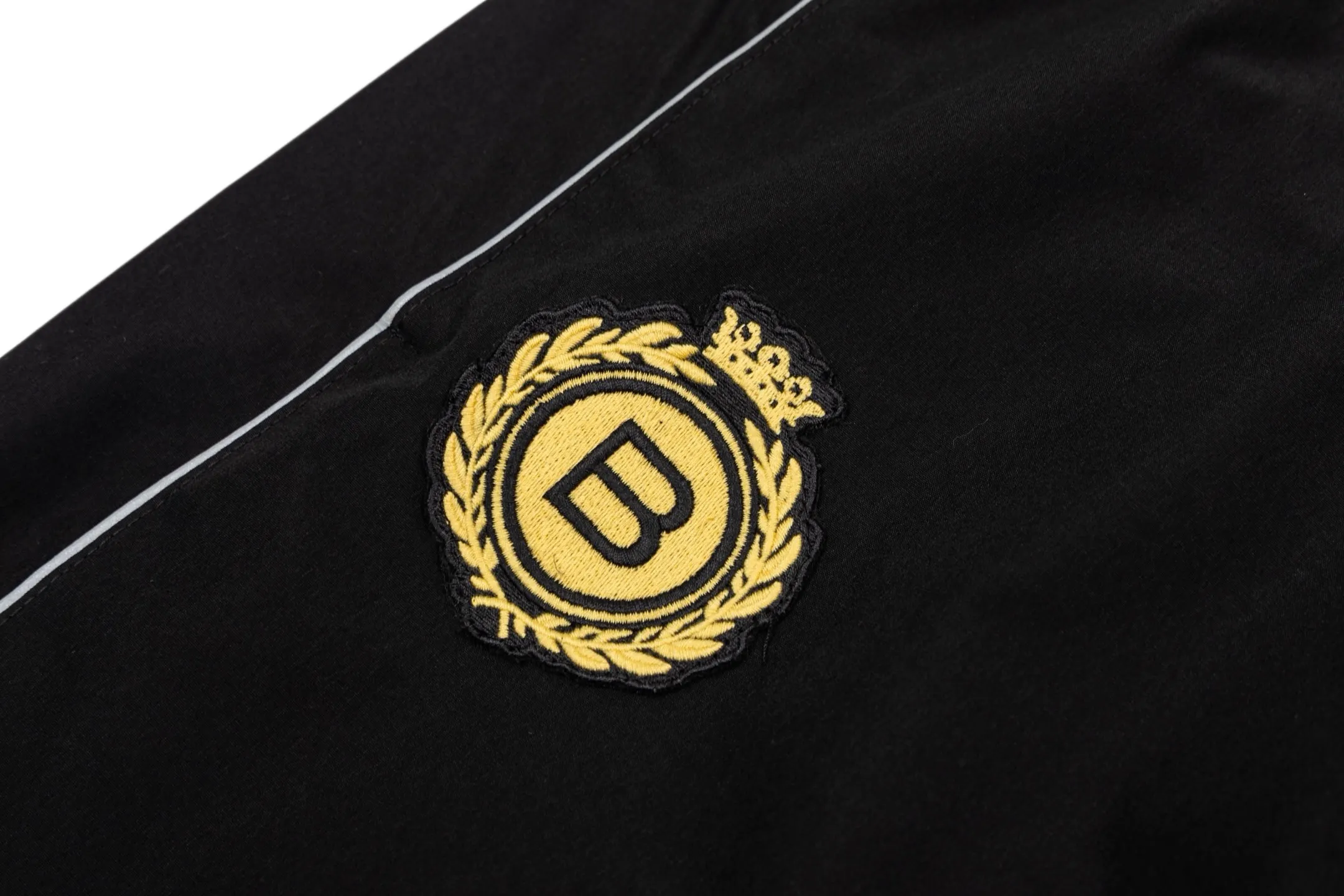 Embroidered Crest Wide-Leg Track Pants D27022459 — view 6