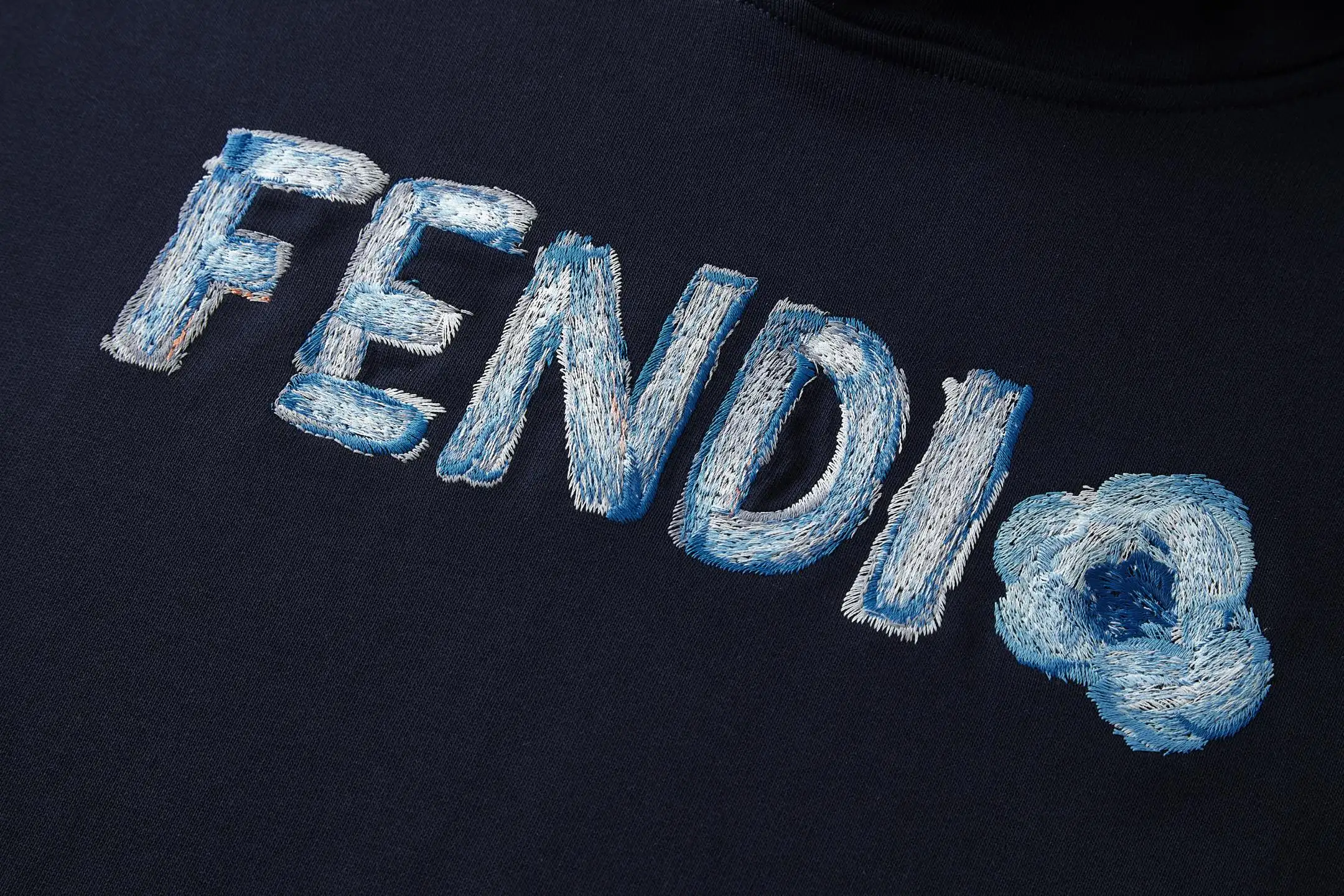 Embroidered Logo Cotton-Jersey Hoodie D27014184 — view 5