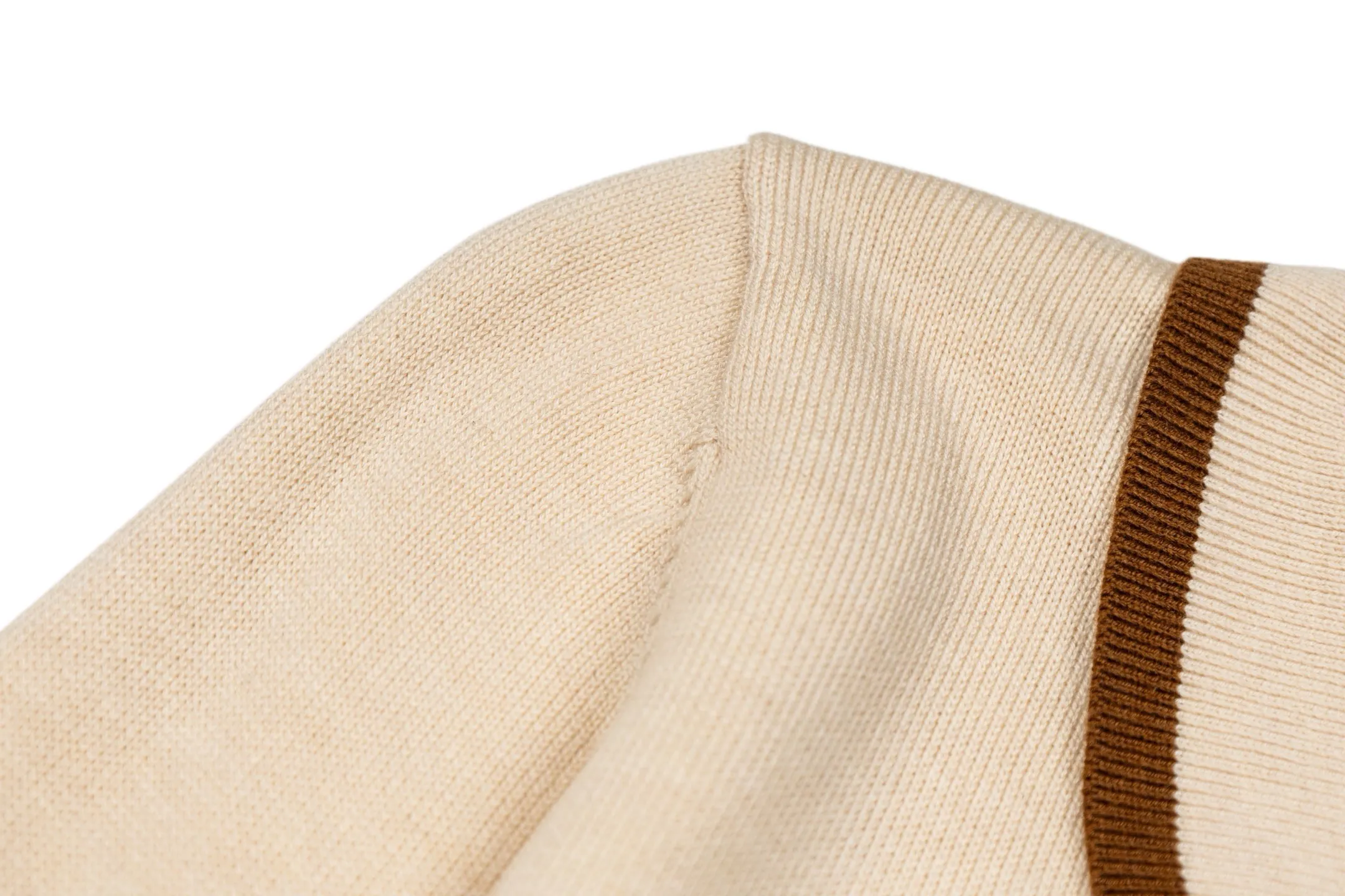 Contrast-Trim Zip-Up Knit Cardigan D27022342 — view 6