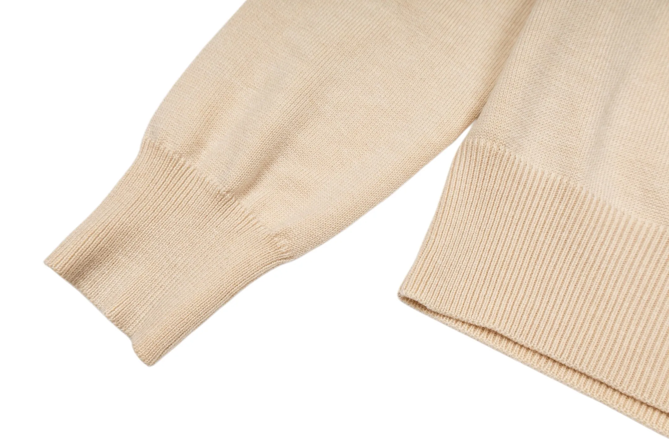 Contrast-Trim Zip-Up Knit Cardigan D27022342 — view 7