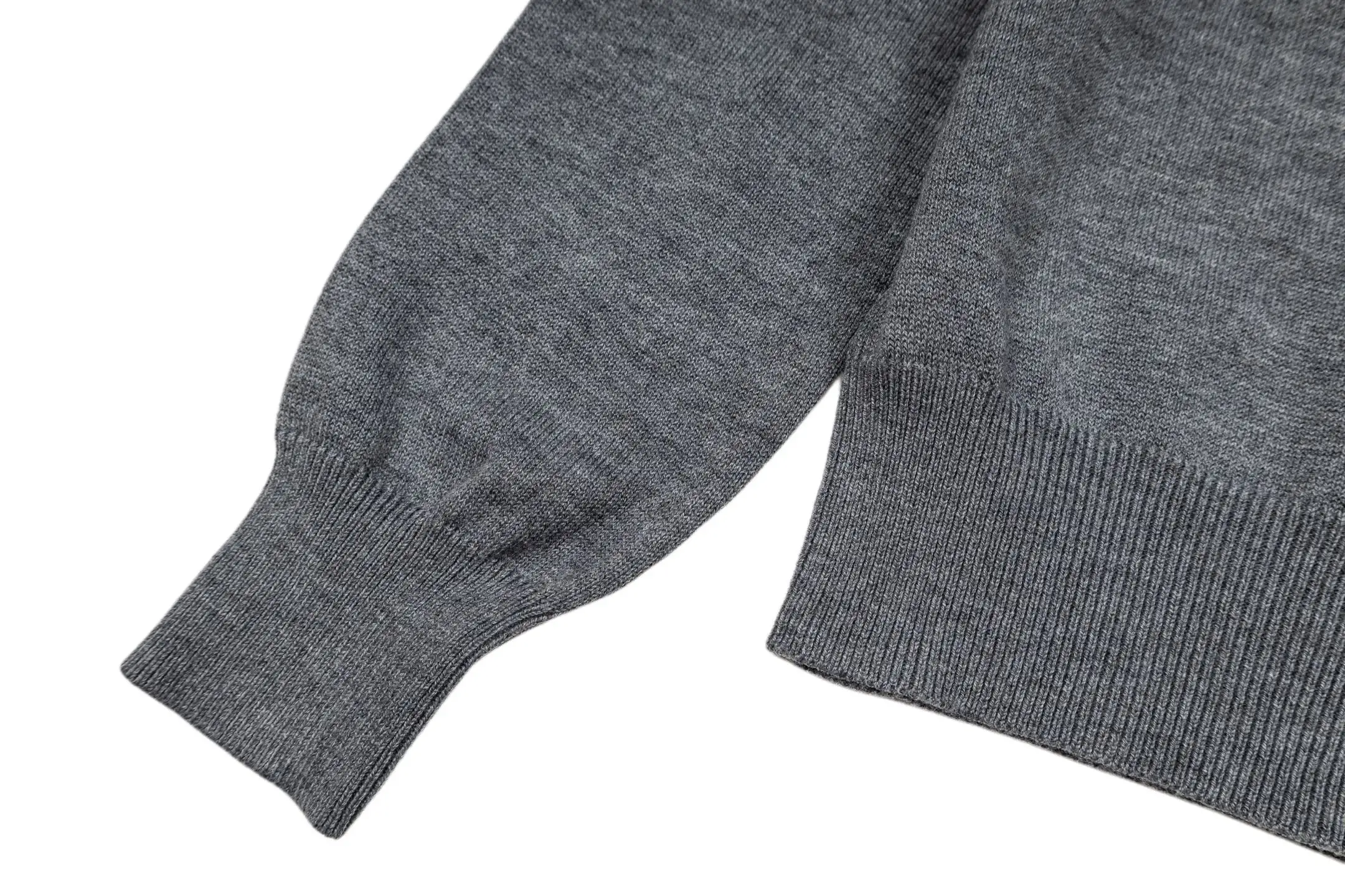 Contrast-Trim Zip-Up Knit Cardigan D27022343 — view 7