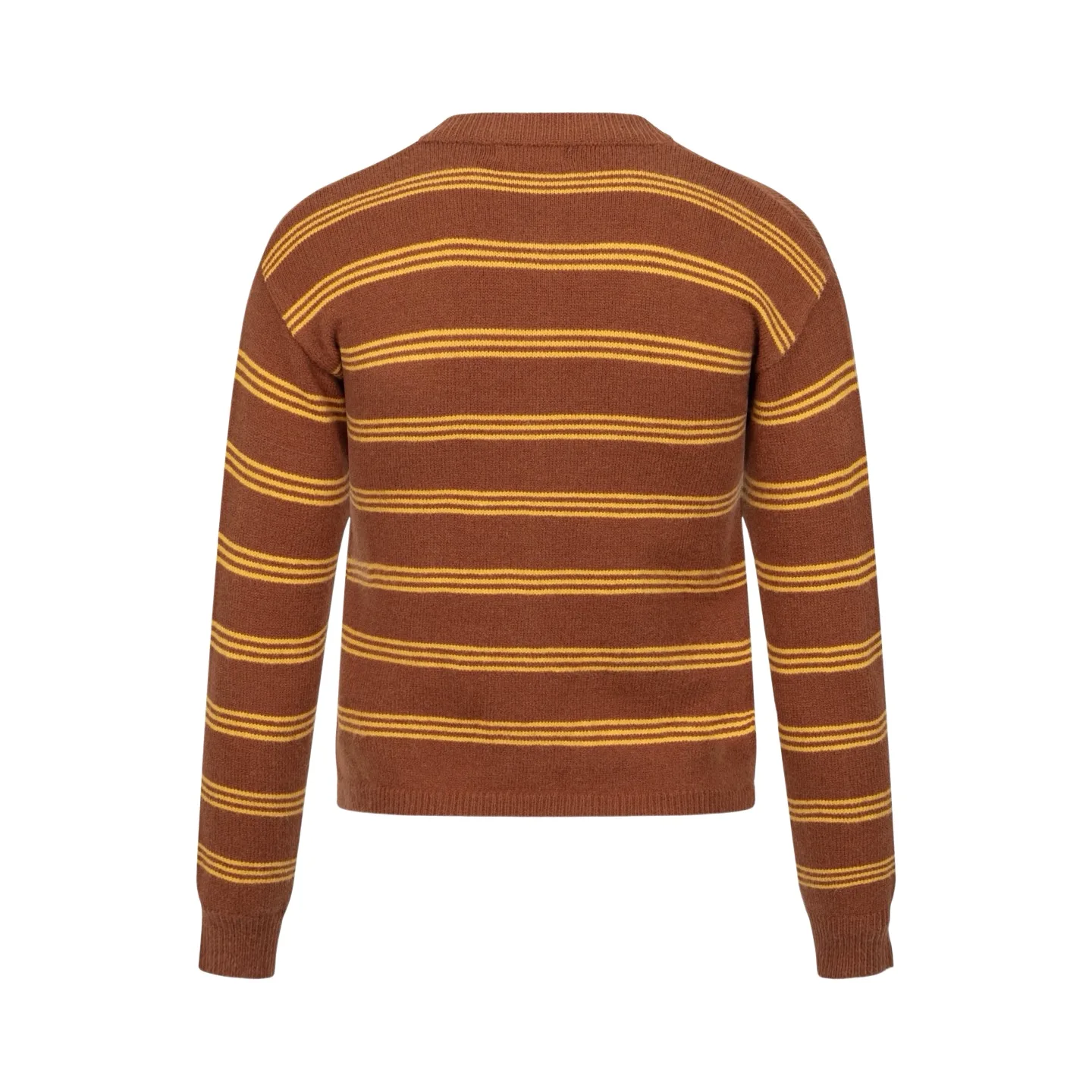 Logo-Patch Striped Knit Cardigan D27022344 — view 2