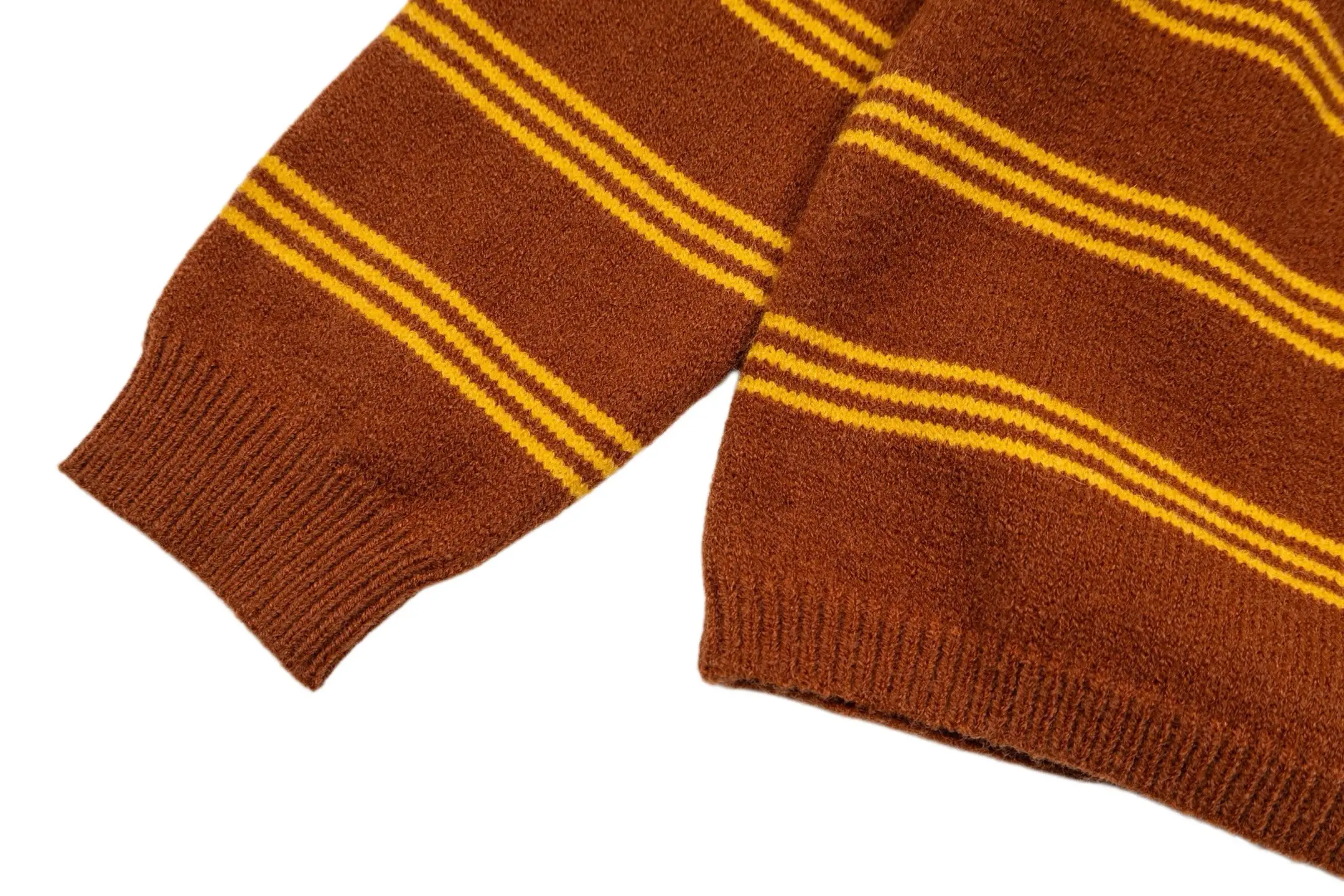 Logo-Patch Striped Knit Cardigan D27022344 — view 6