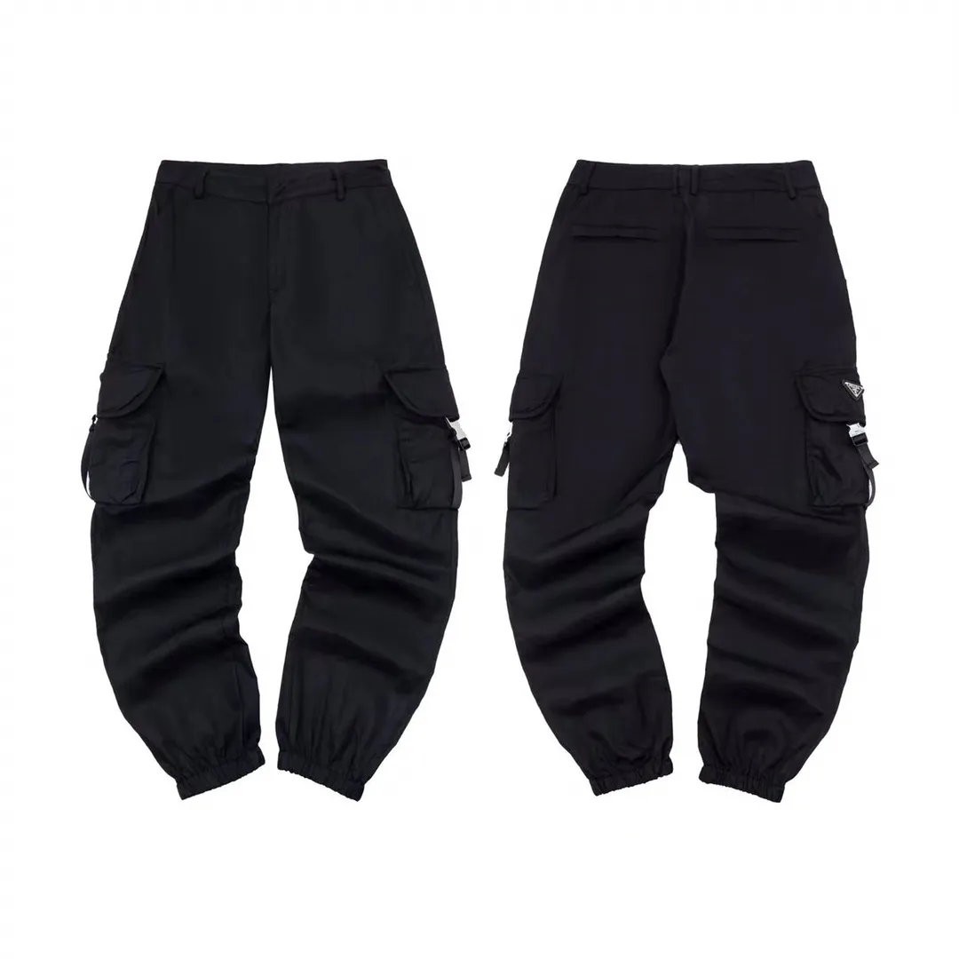 Logo-Appliquéd Re-Nylon Cargo Trousers D27013447 — view 3