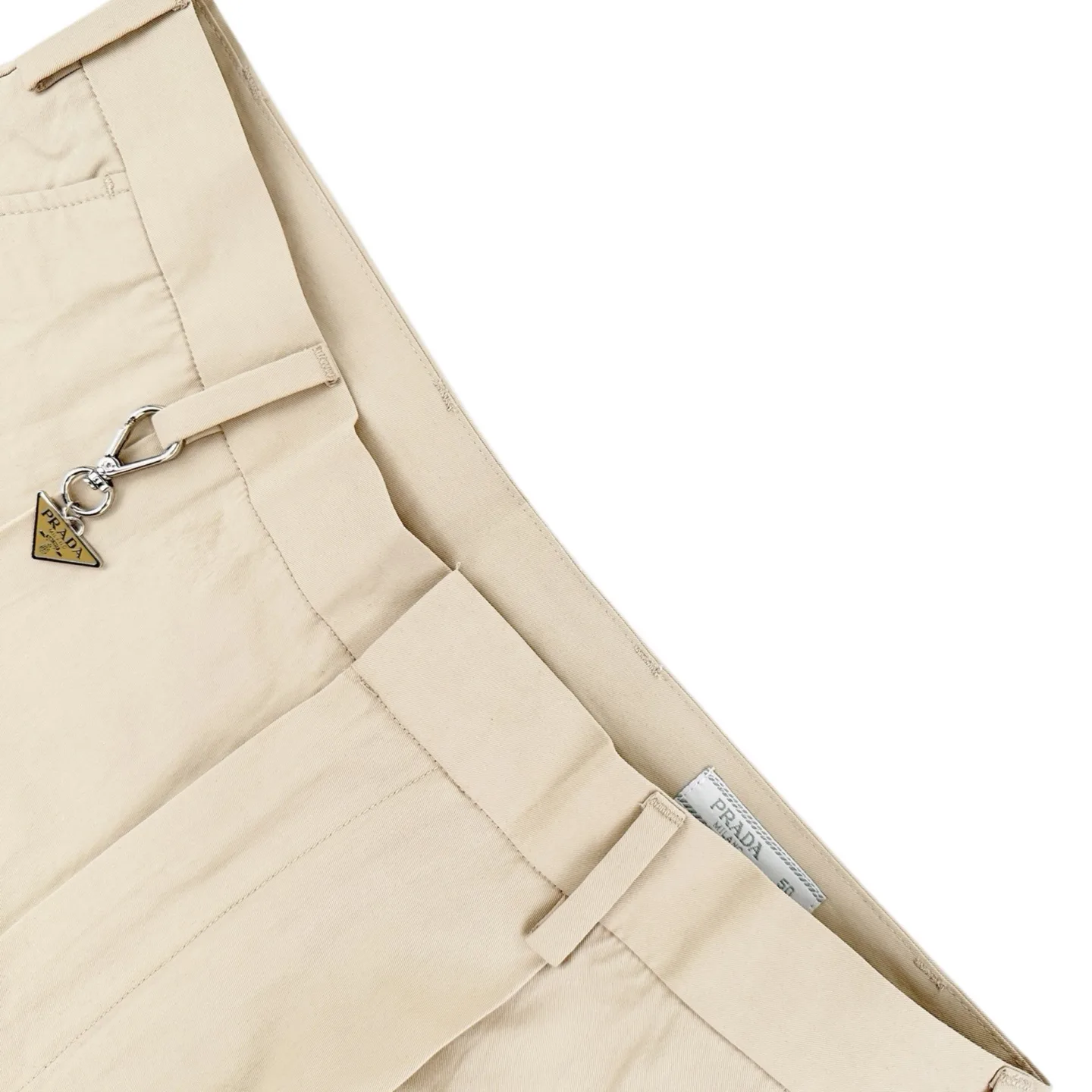 Logo-Embellished Straight-Leg Cotton-Blend Trousers D27022330 — view 3