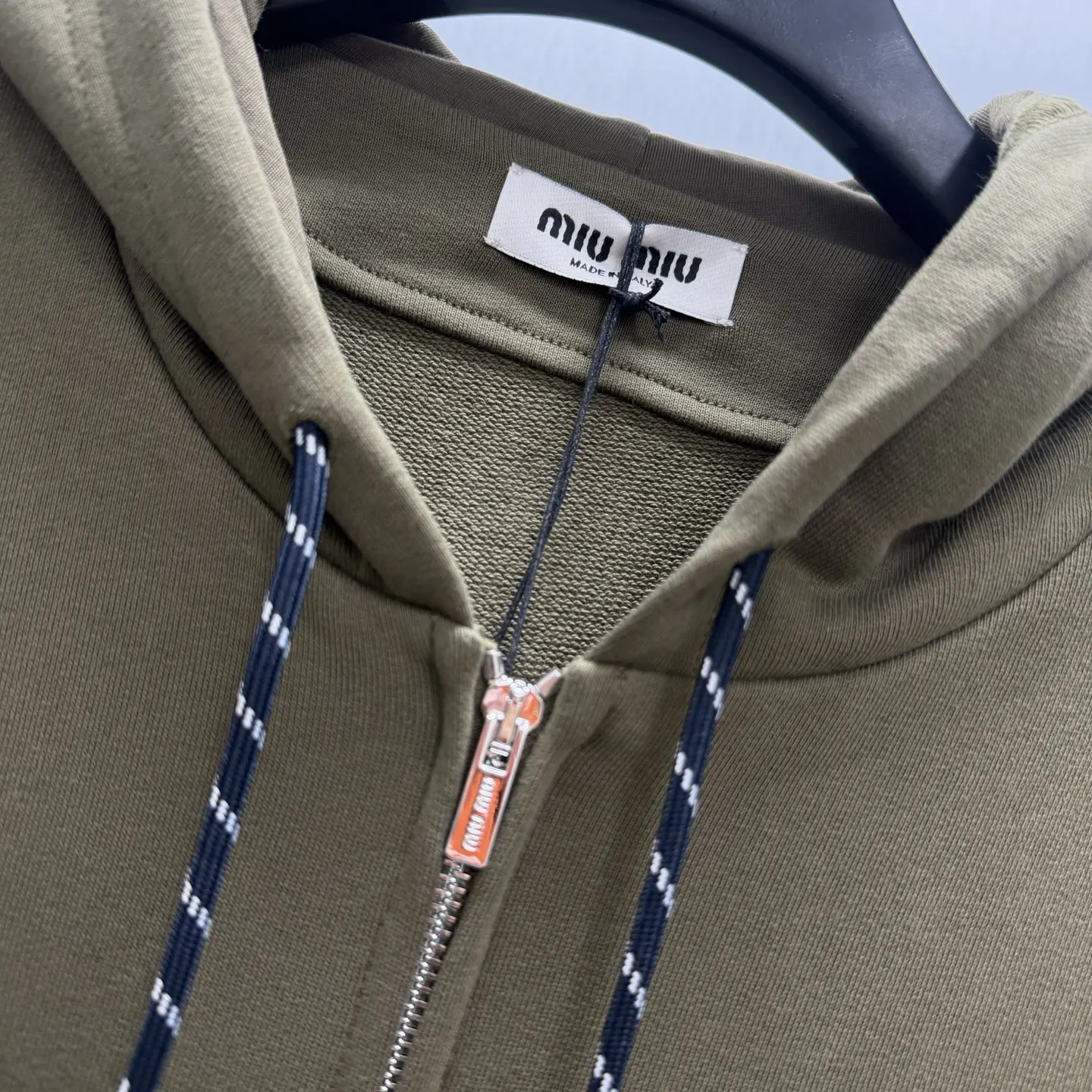 Oversized Garment-Dyed Zip-Up Hoodie D27014581 — view 7