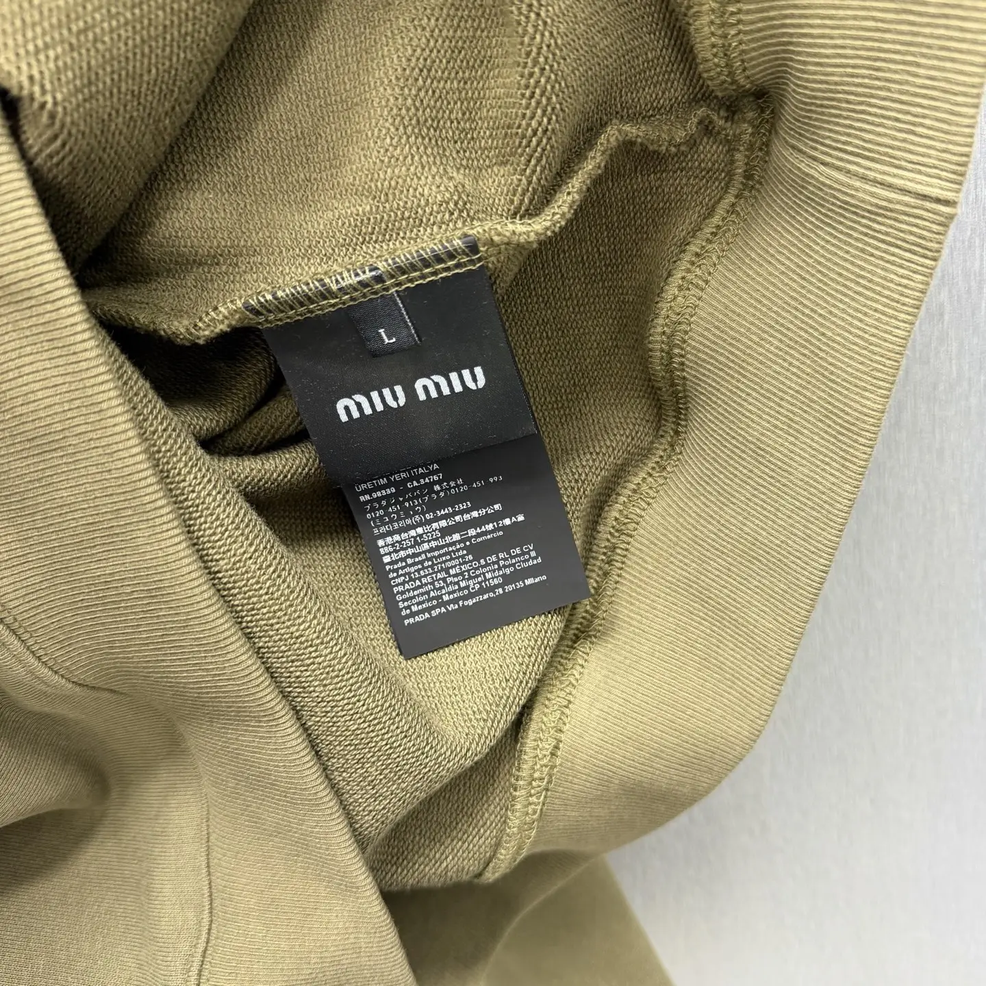 Oversized Garment-Dyed Zip-Up Hoodie D27014581 — view 9