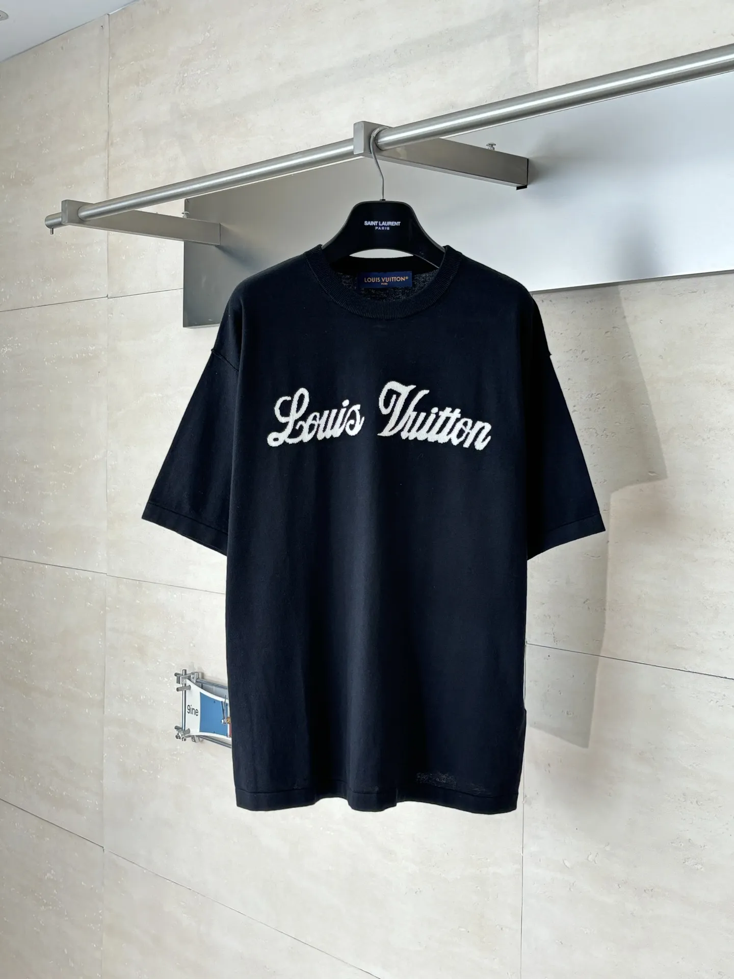 Script Logo Jacquard Knit T-Shirt D27518648