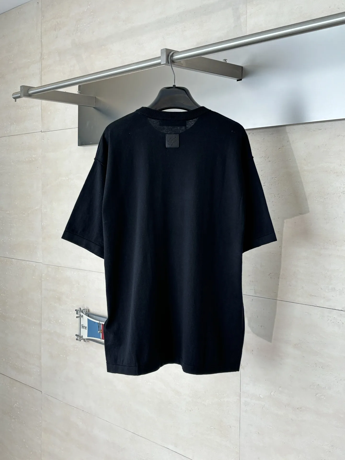 Script Logo Jacquard Knit T-Shirt D27518648 — view 2
