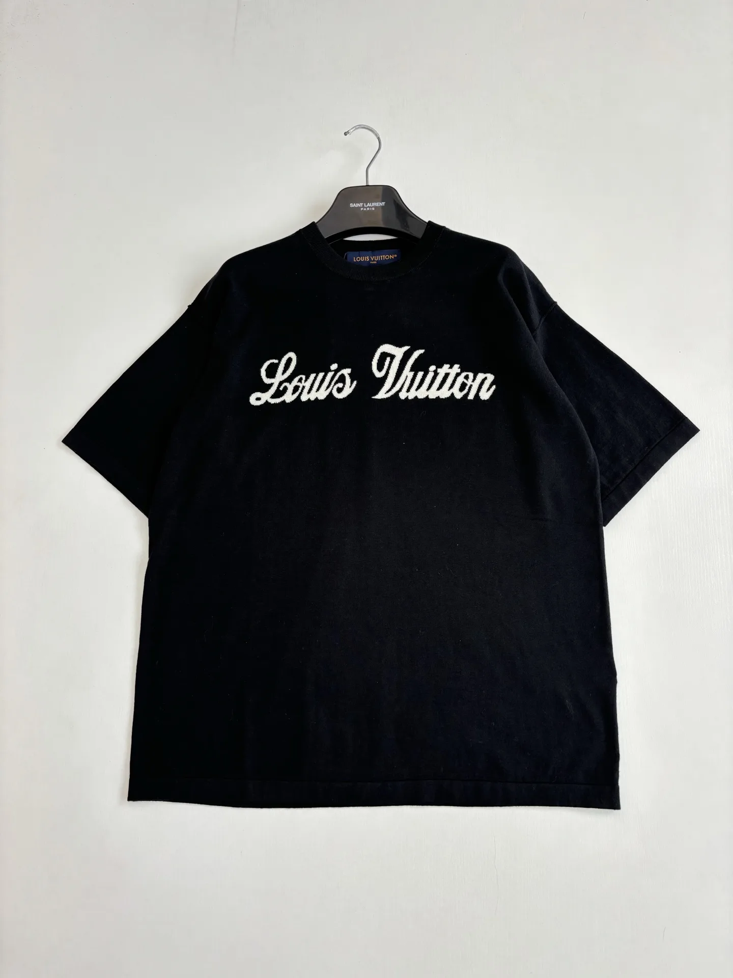 Script Logo Jacquard Knit T-Shirt D27518648 — view 3