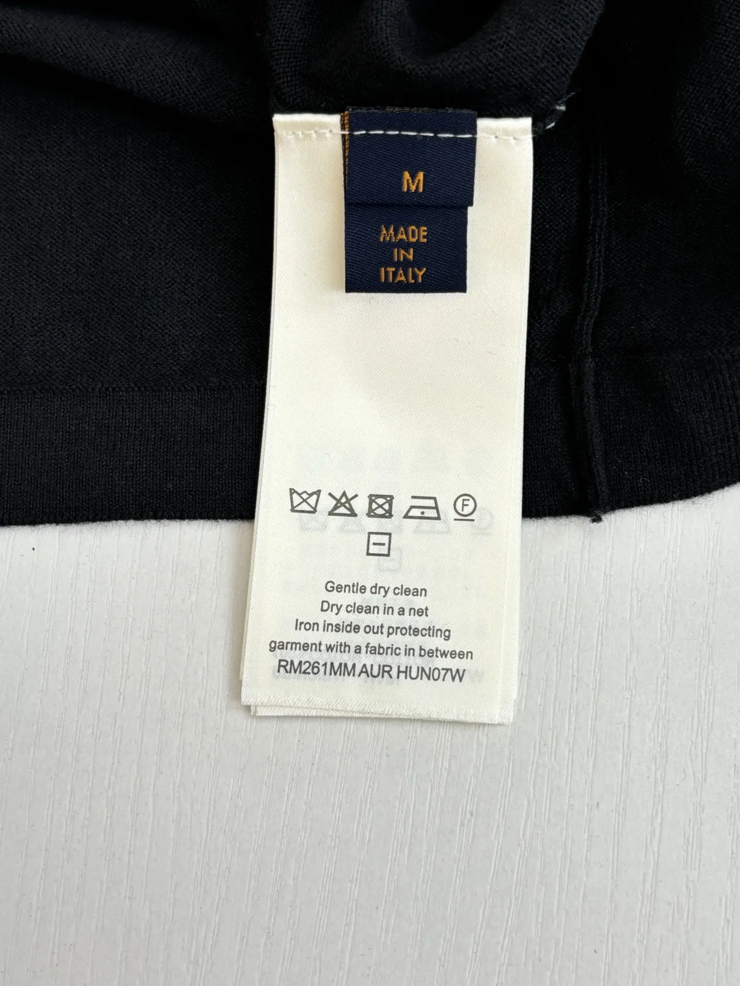 Script Logo Jacquard Knit T-Shirt D27518648 — view 10