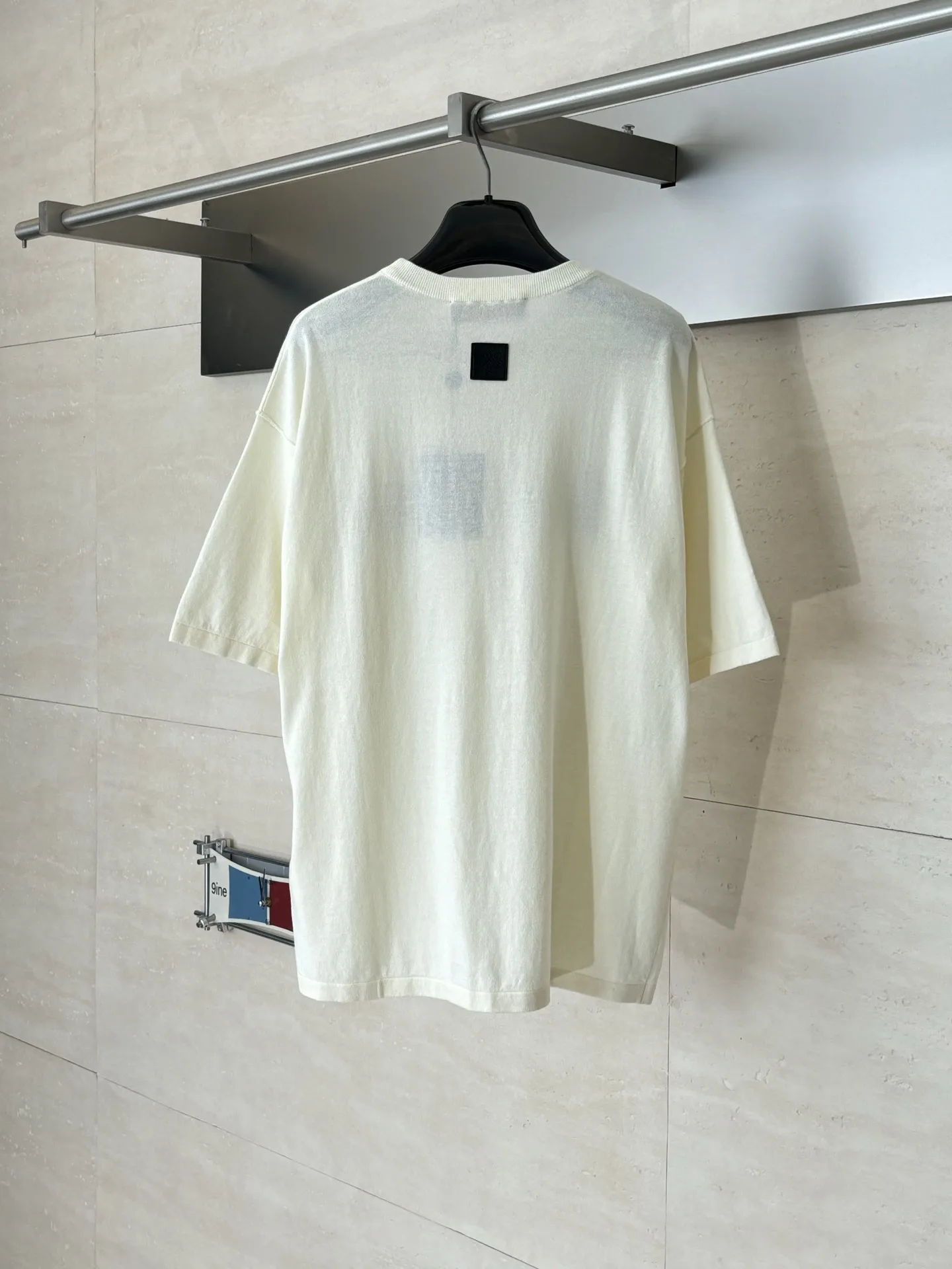 Script Logo Intarsia Knit T-Shirt D27518647 — view 2