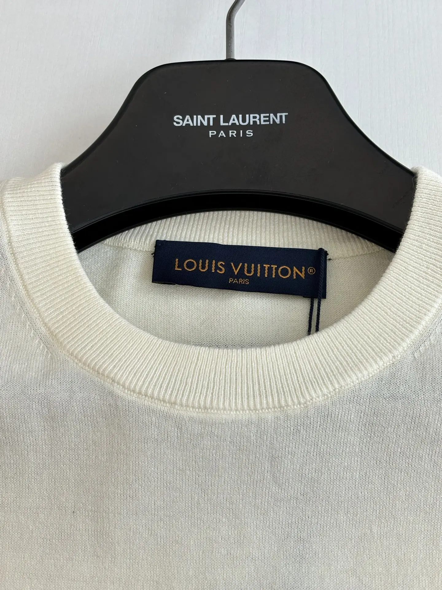 Script Logo Intarsia Knit T-Shirt D27518647 — view 5