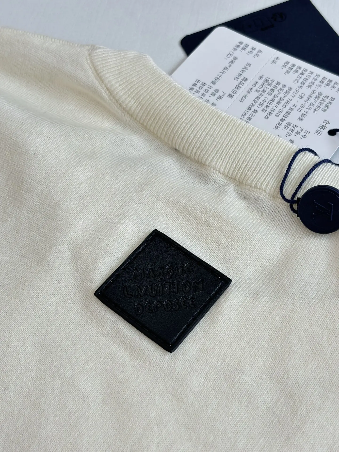 Script Logo Intarsia Knit T-Shirt D27518647 — view 9