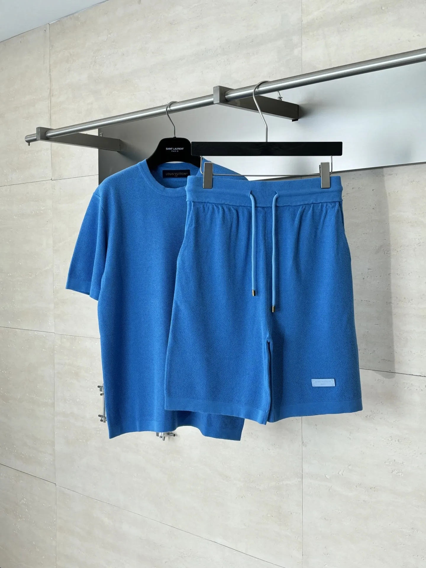 Waffle-Knit Silk-Blend Shorts D27518629 — view 4